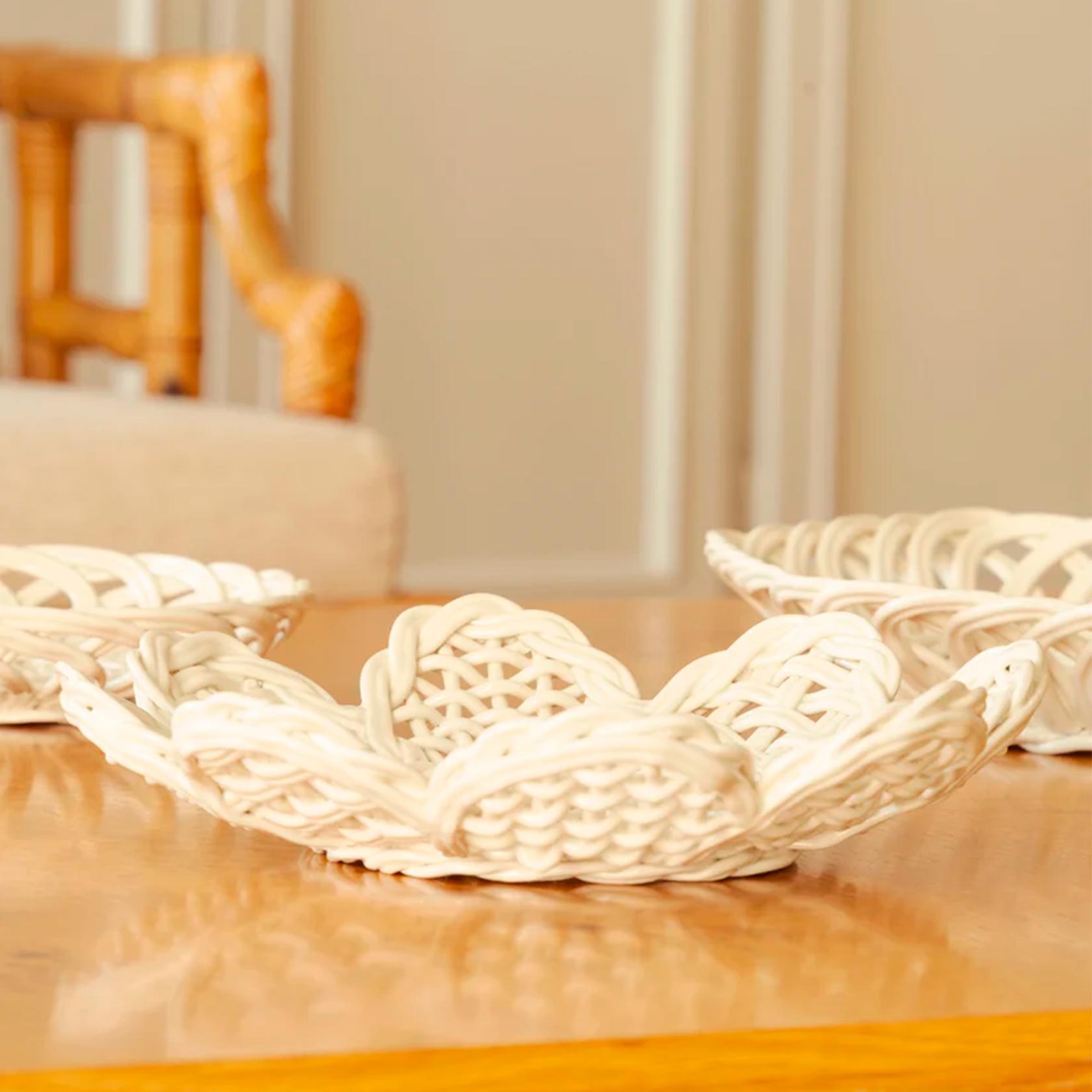Ceramic basket