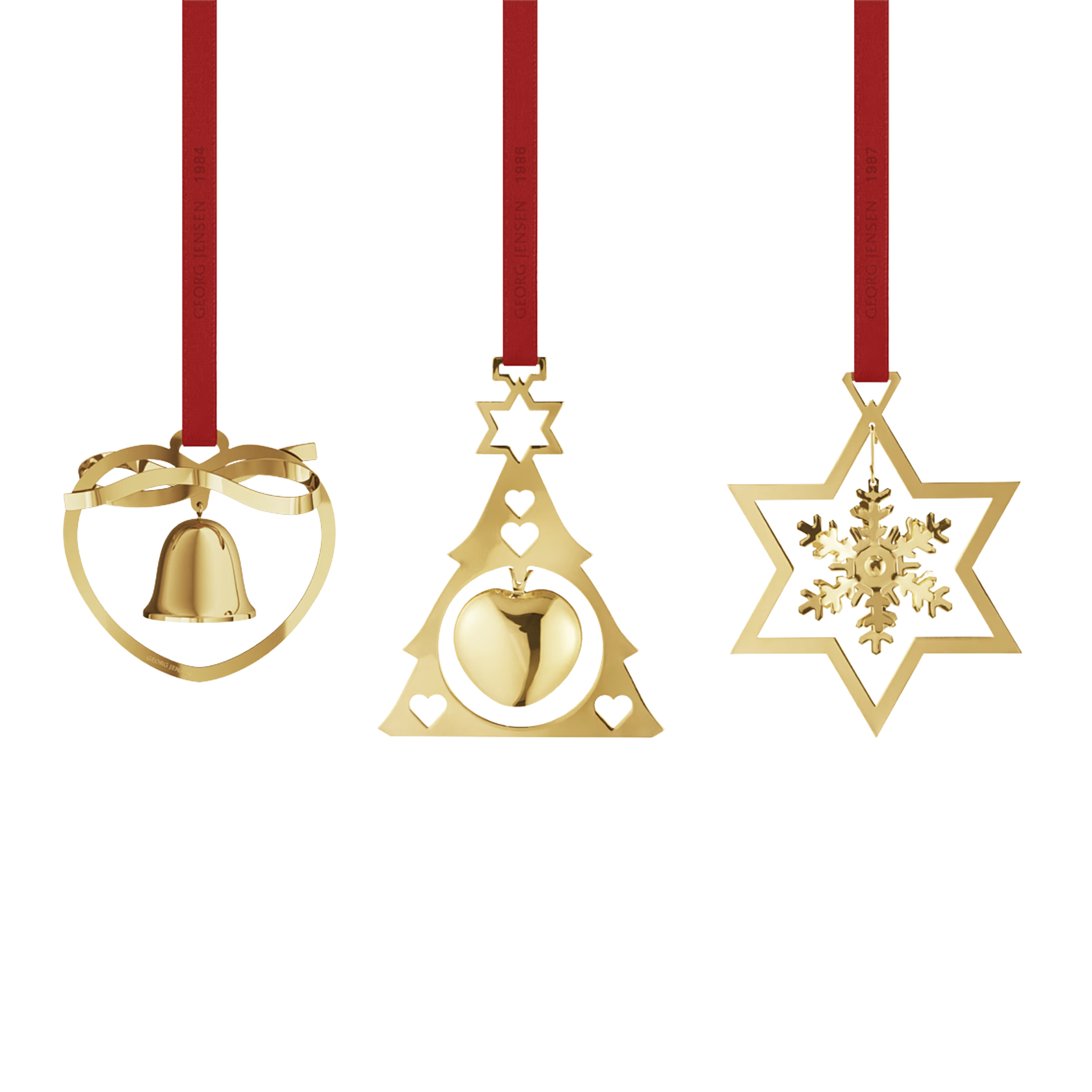Set of 3 Christmas Ornaments