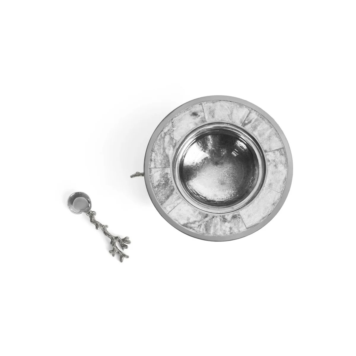 Caviar dish with spoon