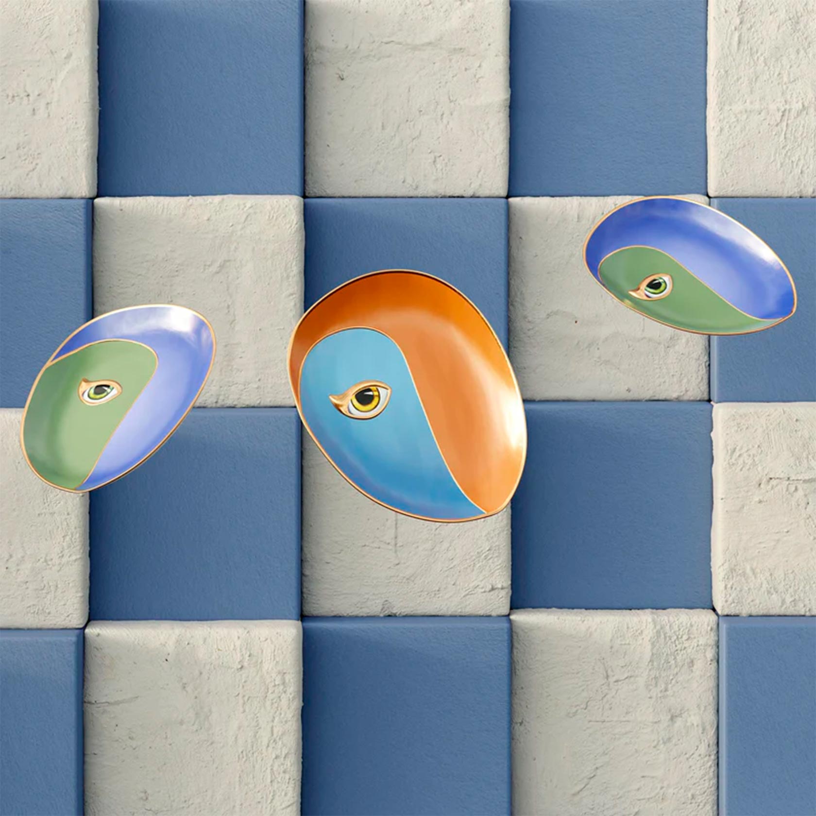  Lito Vide Poche 4x6" - Orange+Blue