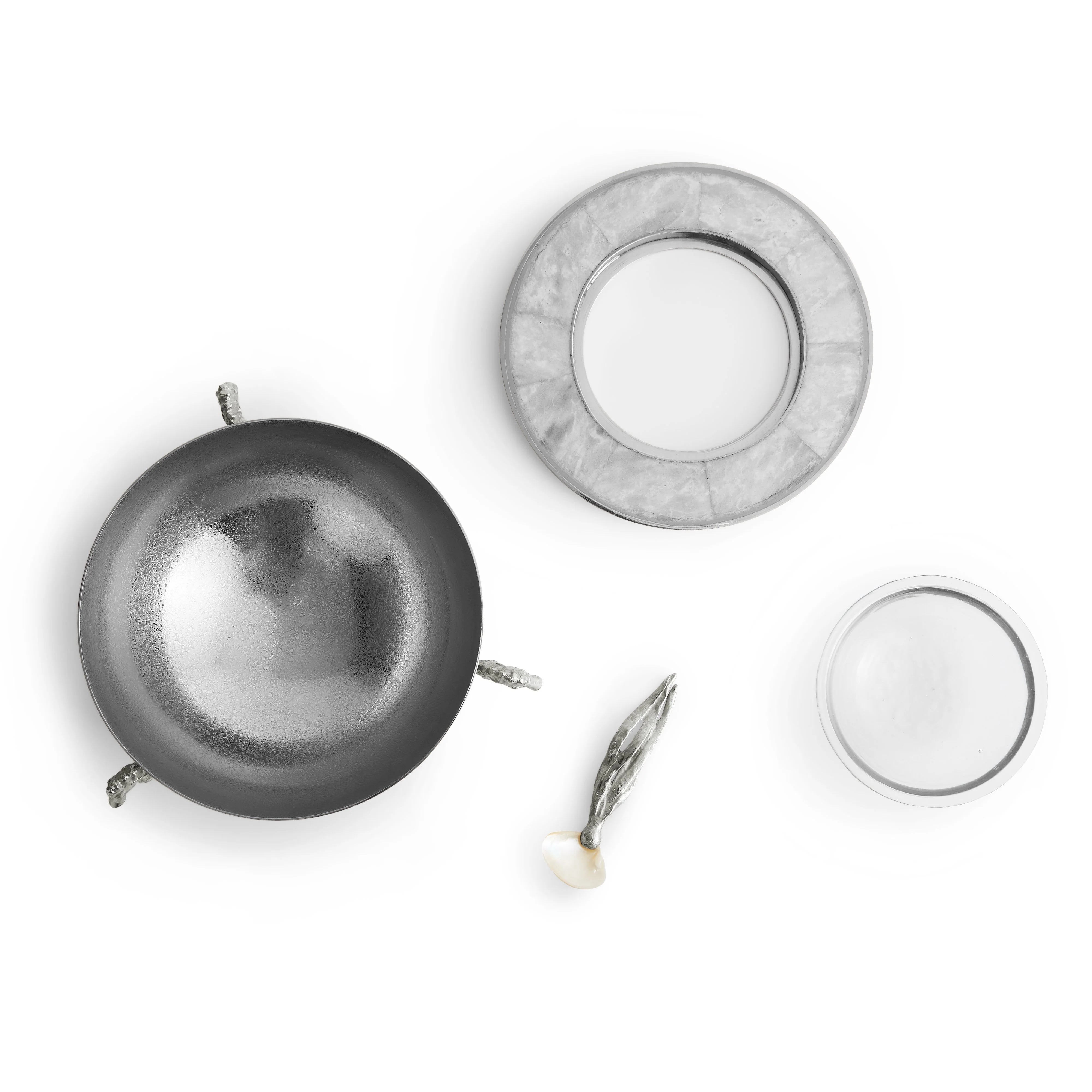 Caviar dish with spoon