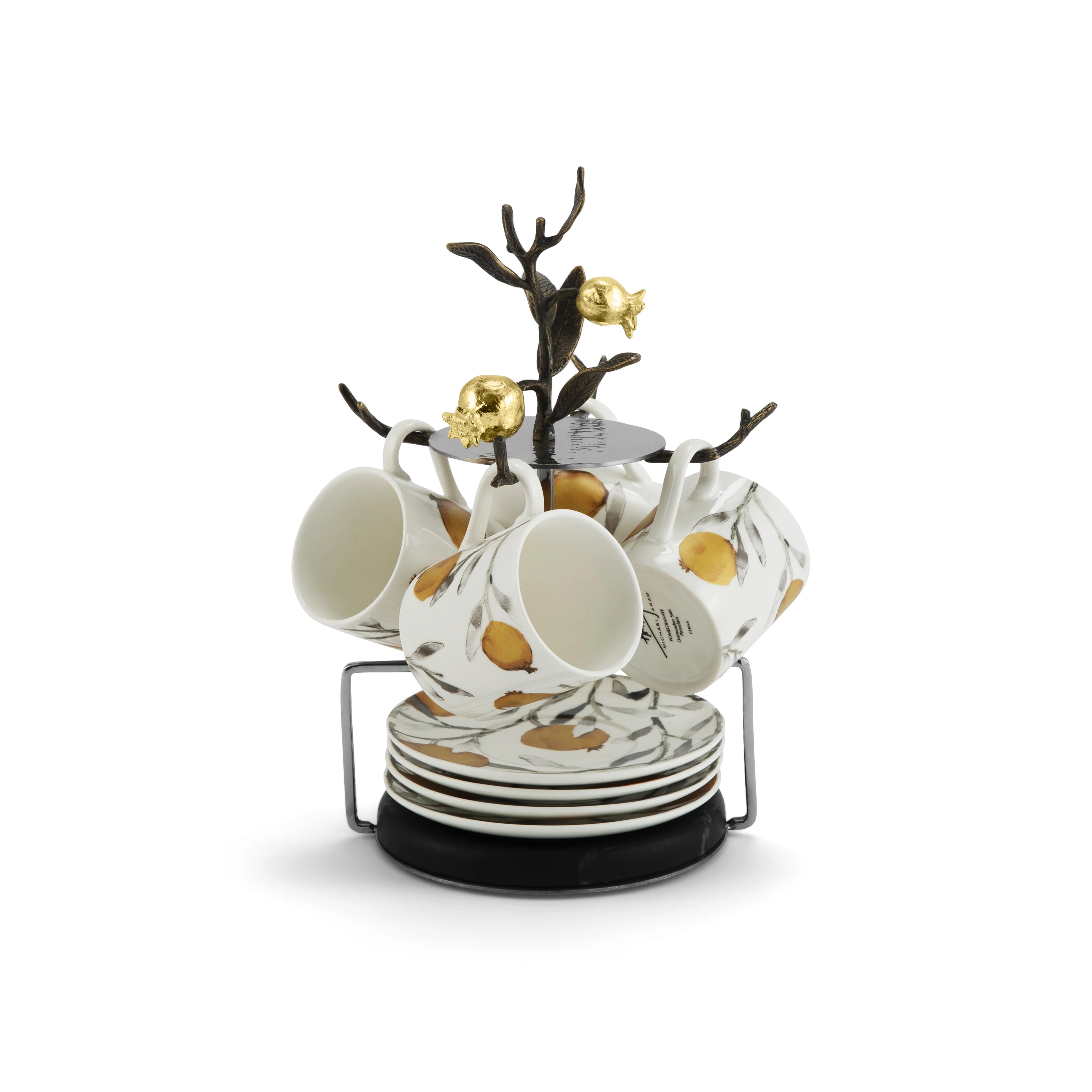 Demitasse set with stend