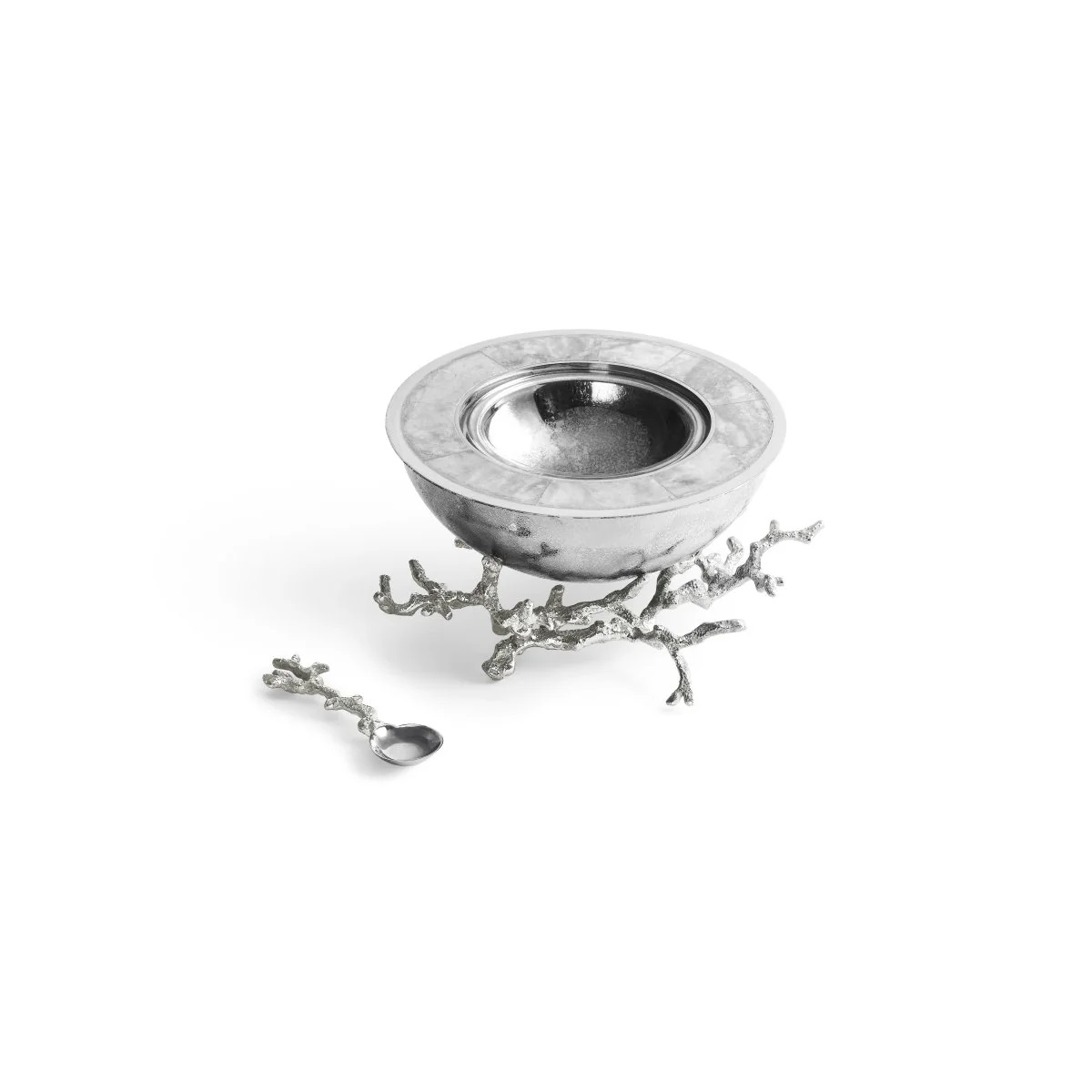 Caviar dish with spoon