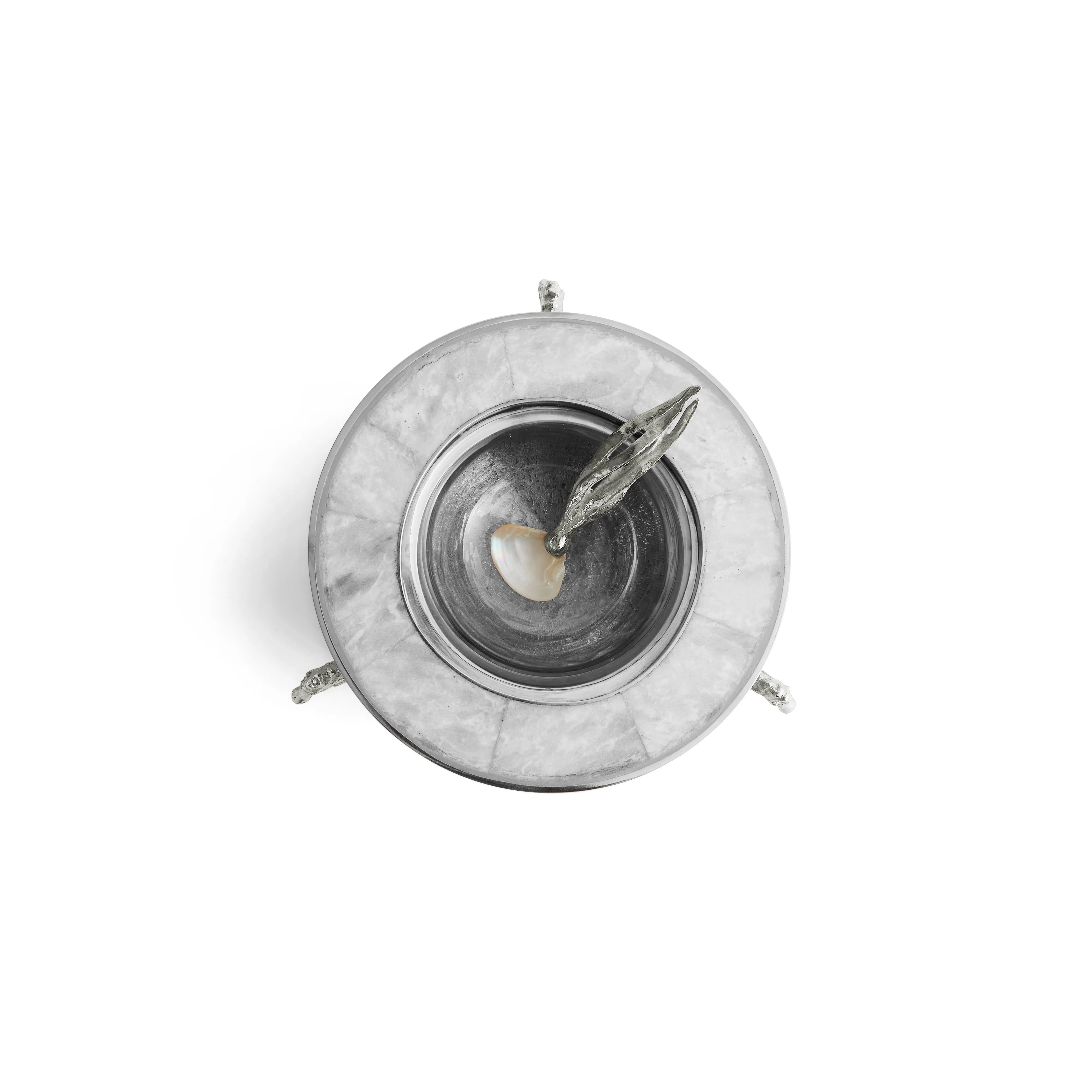 Caviar dish with spoon