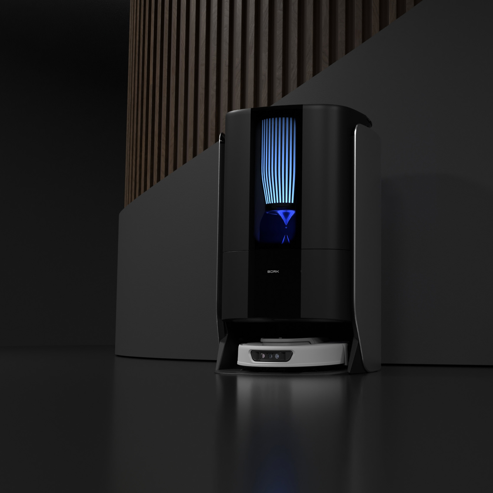 Autonomous home cleaning station
