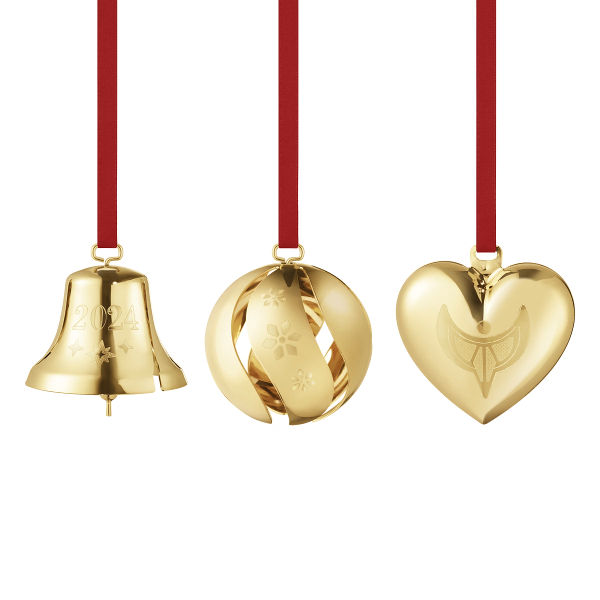 Set of 3 Christmas Ornaments