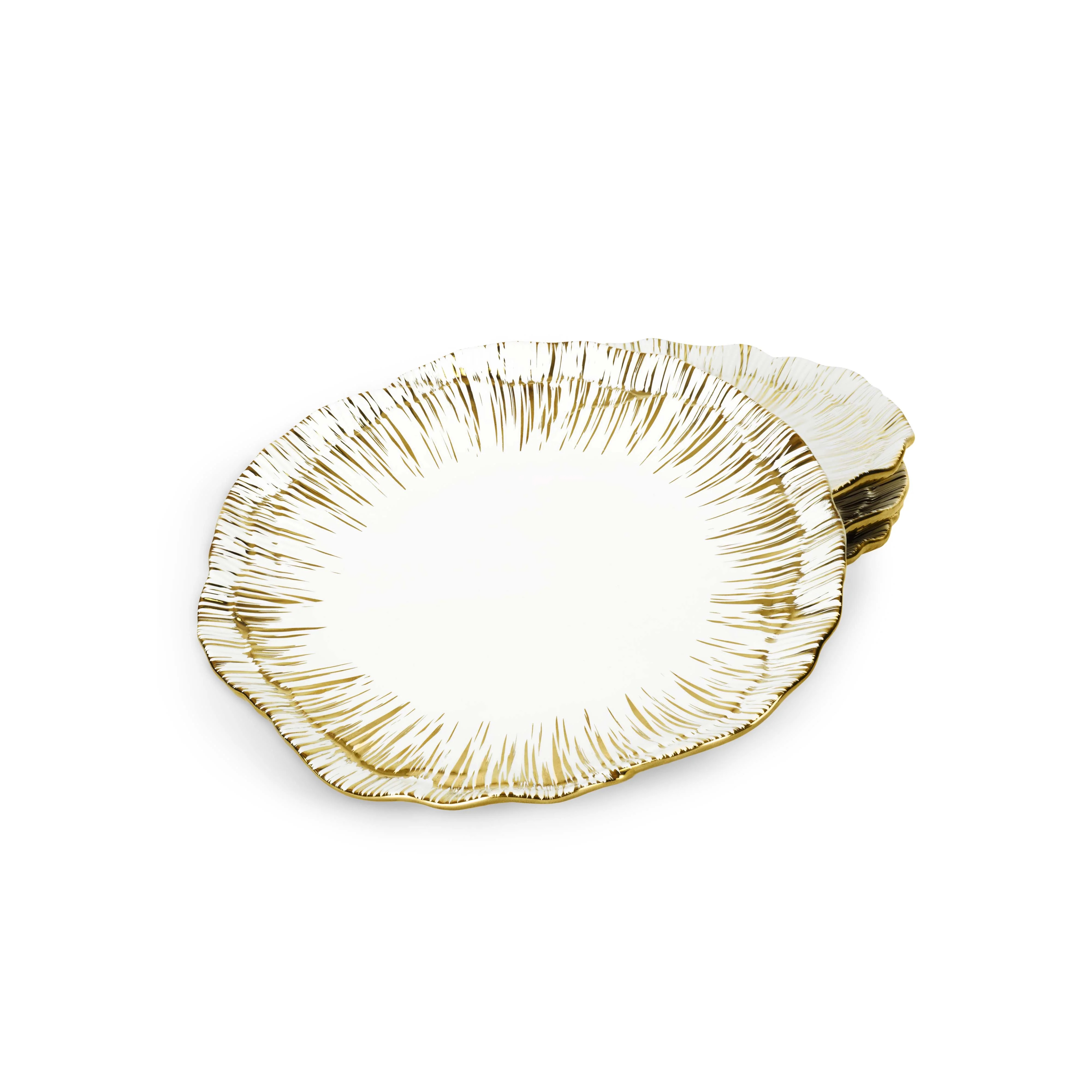 Set of 4 dessert plates