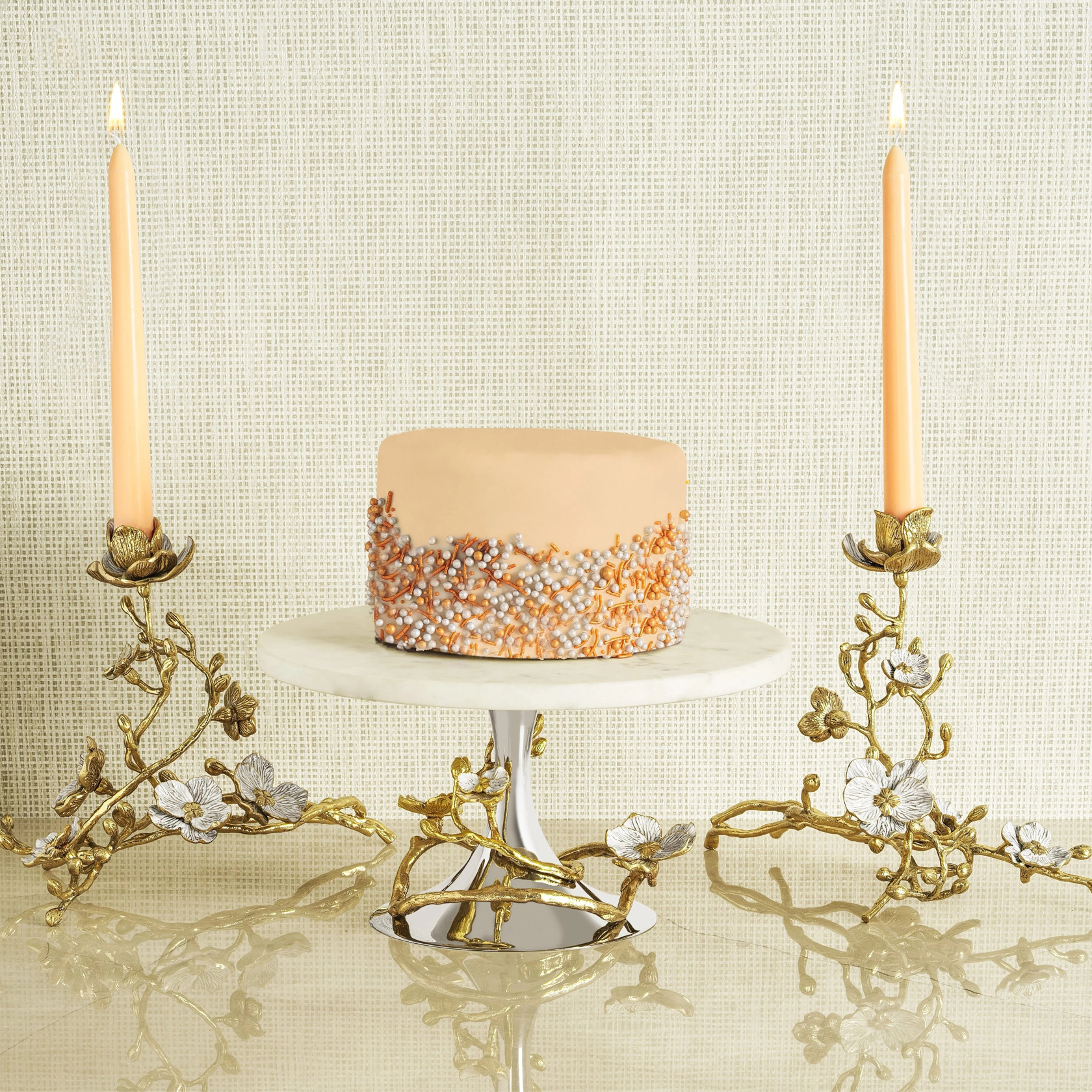 Set of 2 candleholders