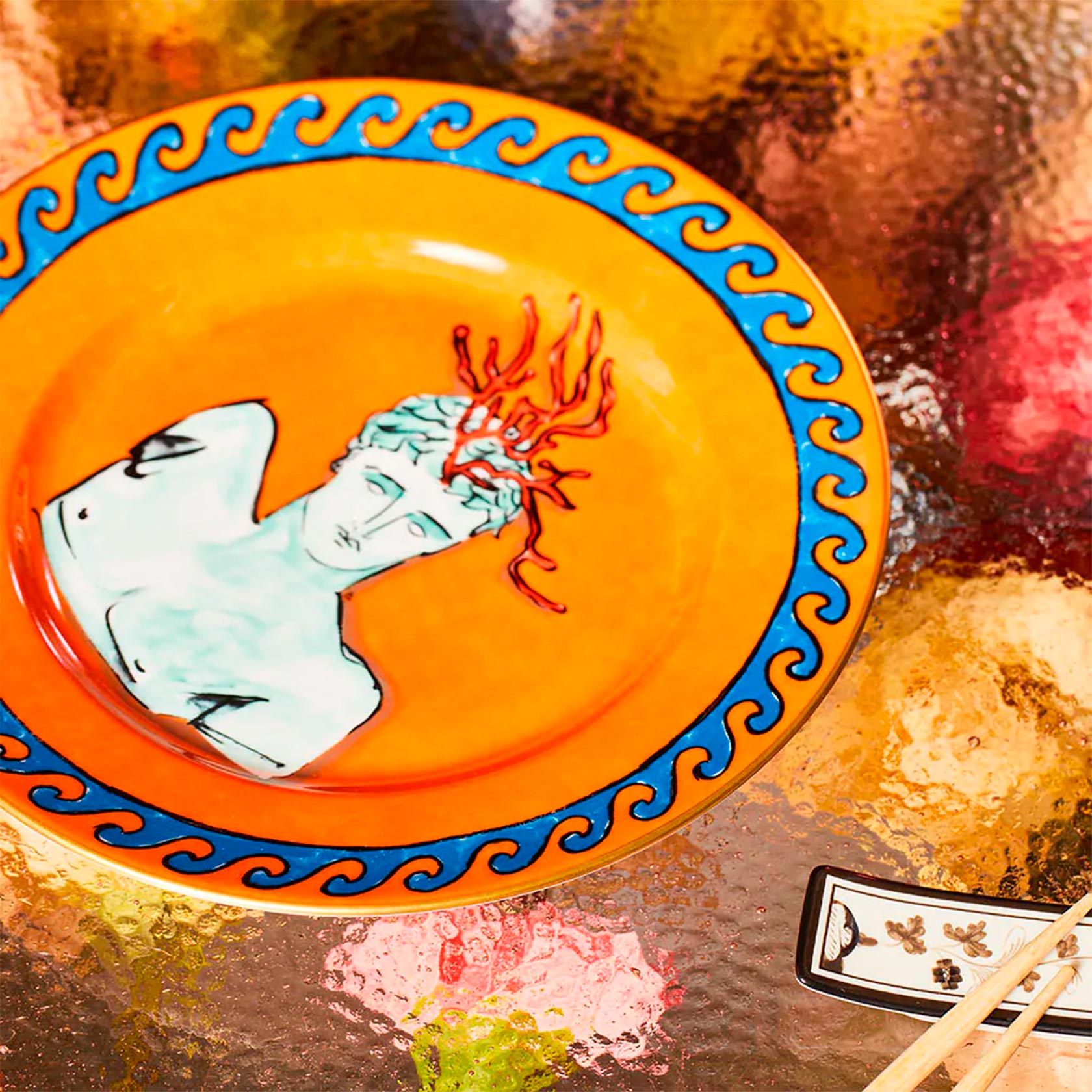 Set of 2 dessert plates