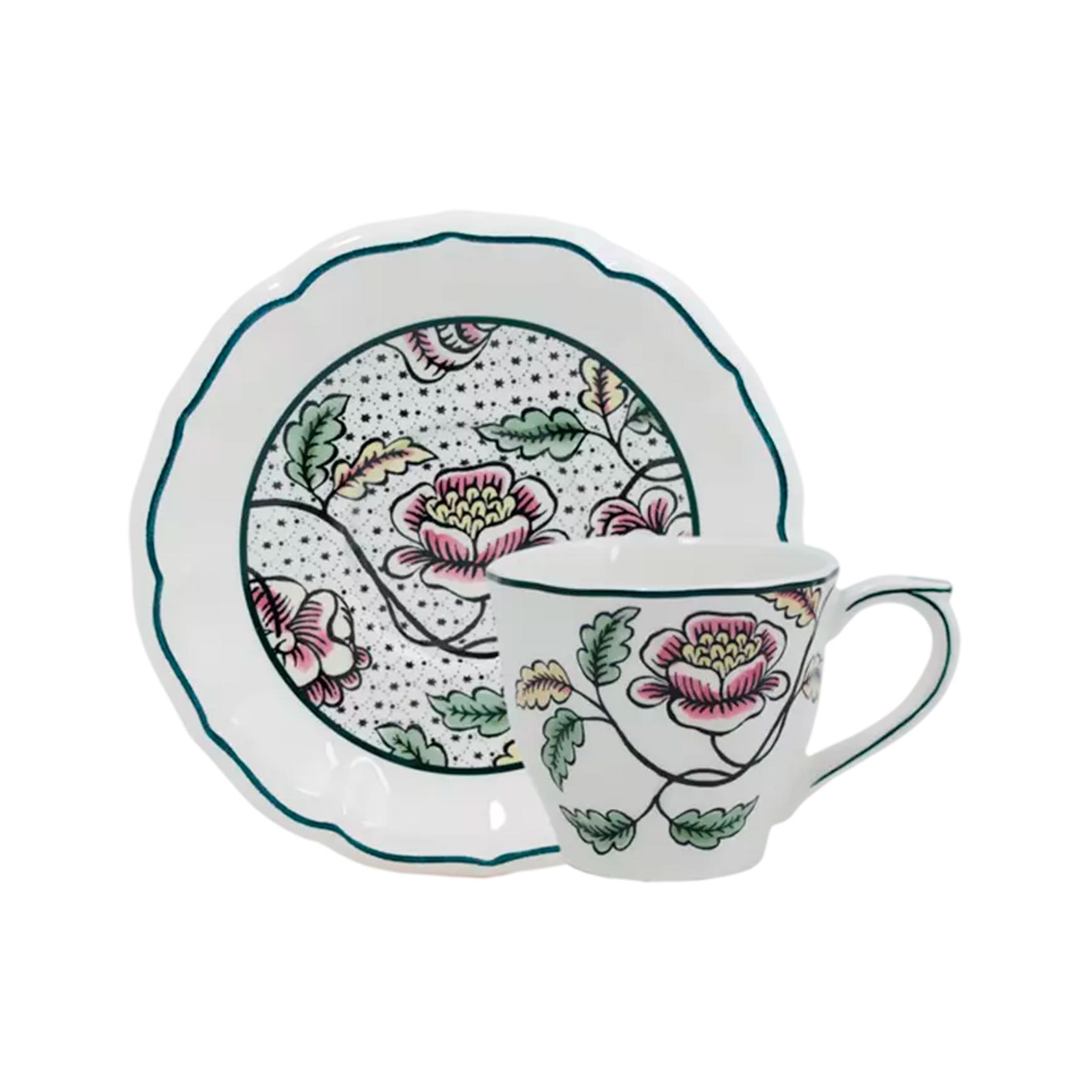 B 2 US TEA CUPS/SCRS DOMINOTE 18442PU449