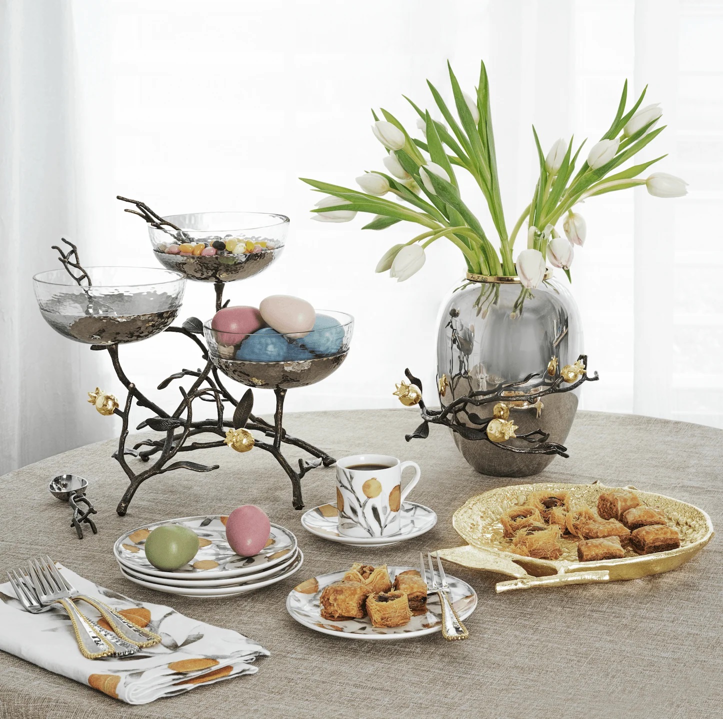 Demitasse set with coffee pot