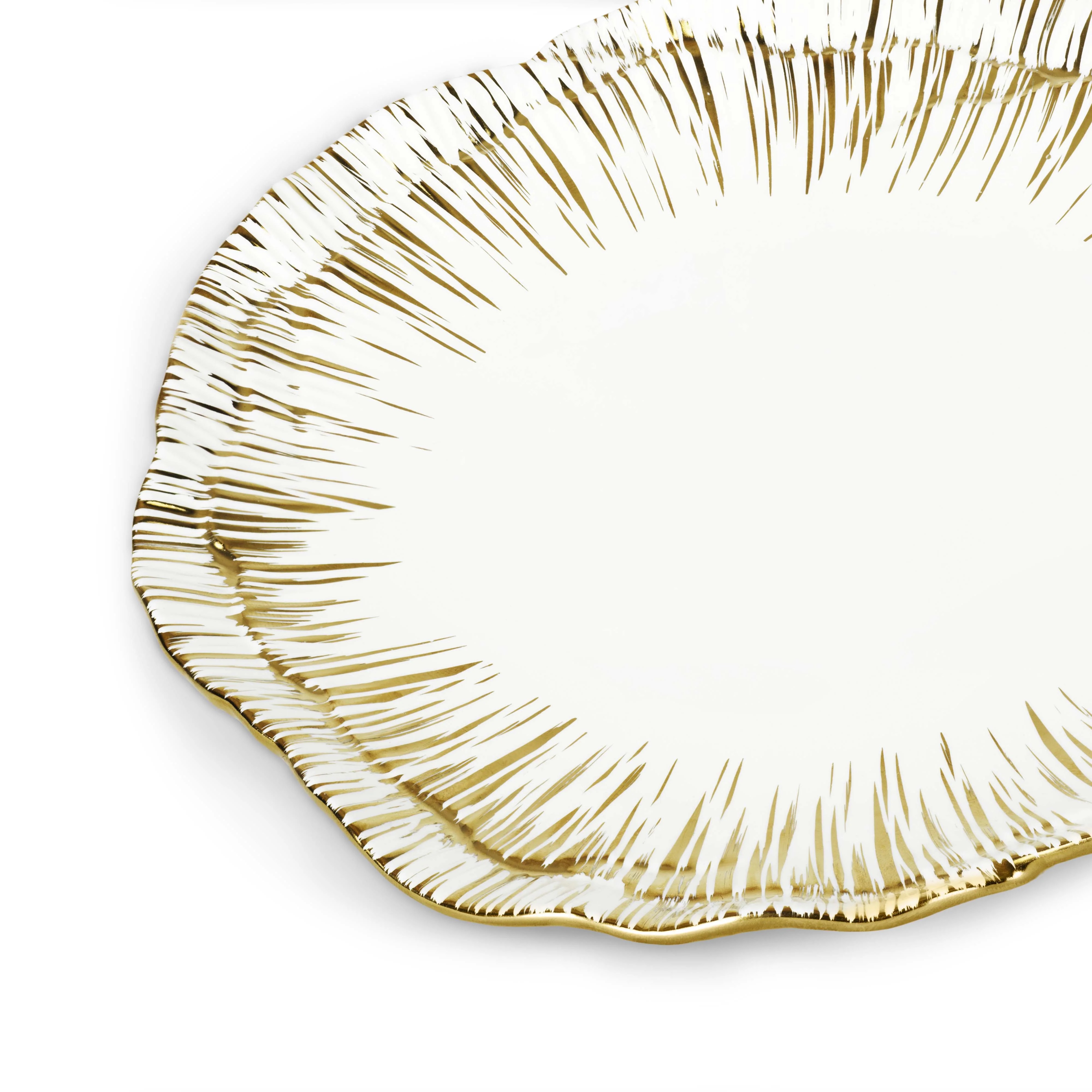 Set of 4 dessert plates