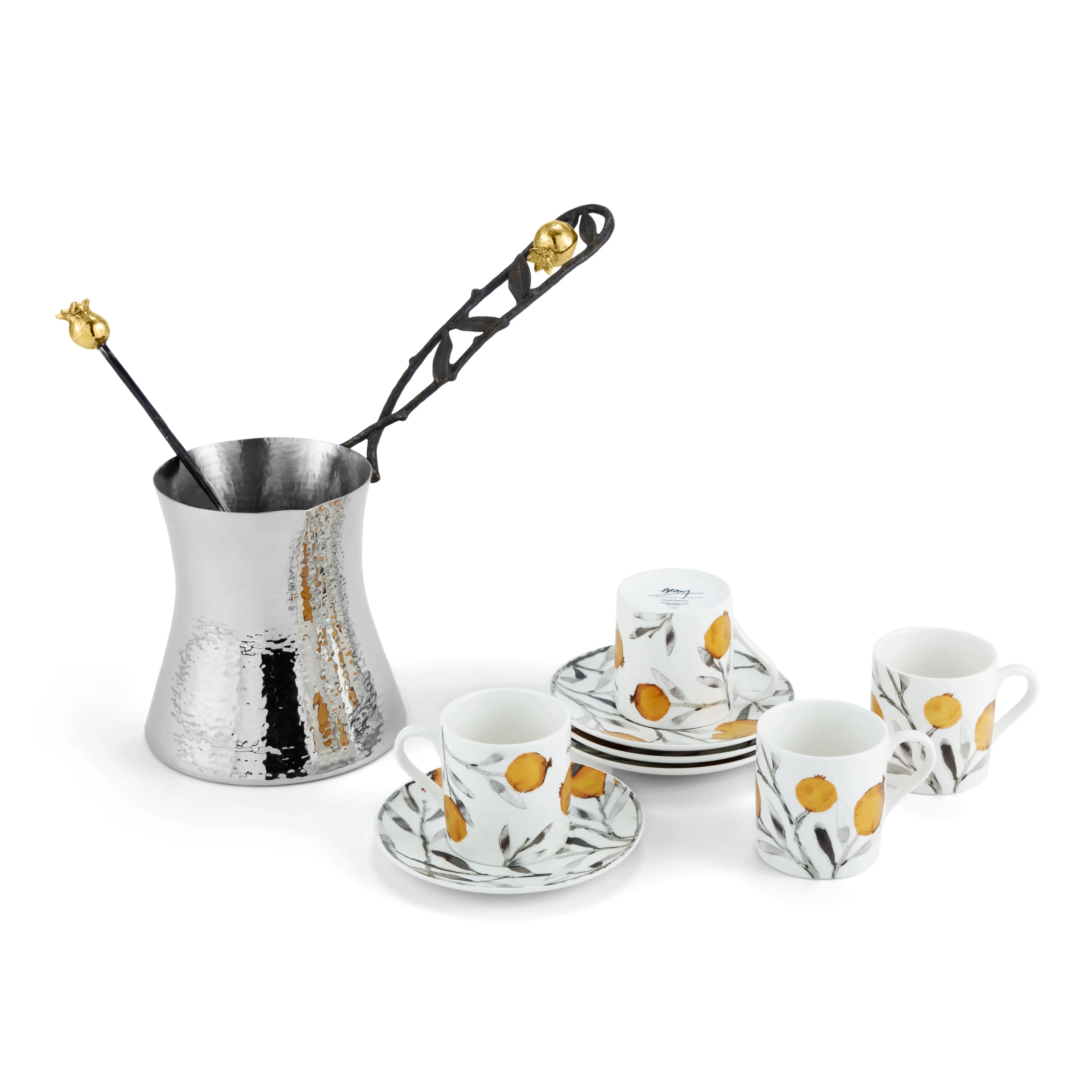 Demitasse set with coffee pot