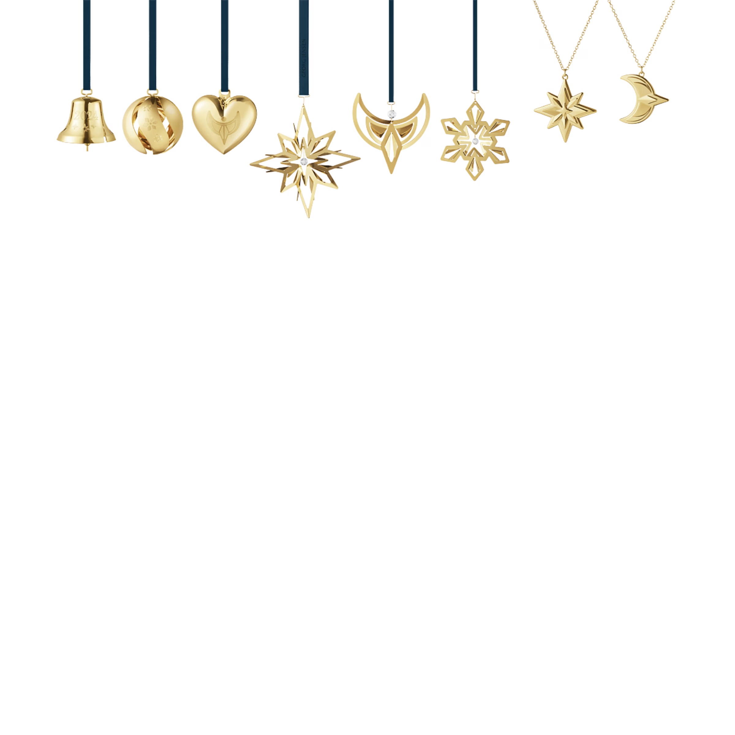 Set of 8 Christmas Ornaments