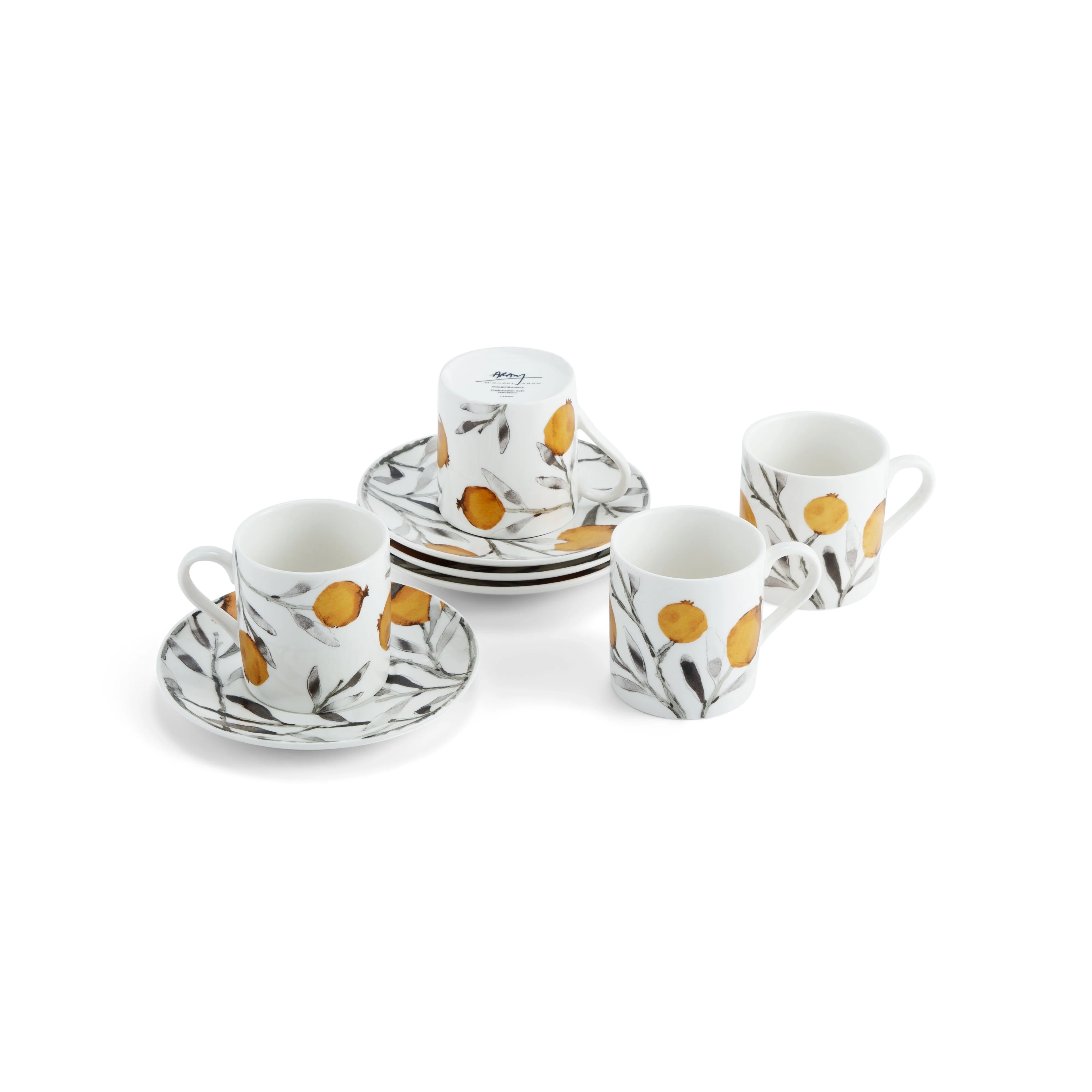 Demitasse set with coffee pot