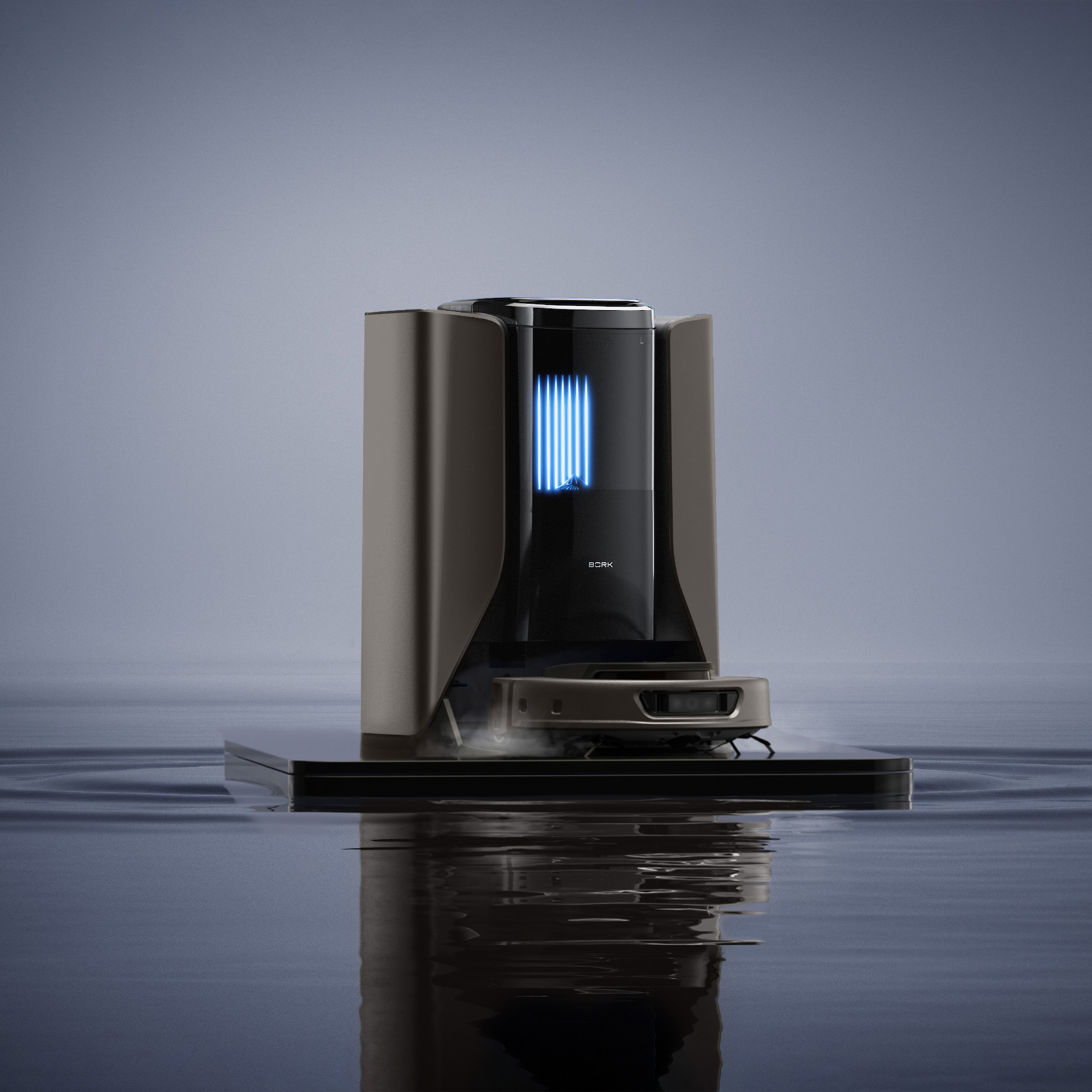 Autonomous home cleaning station