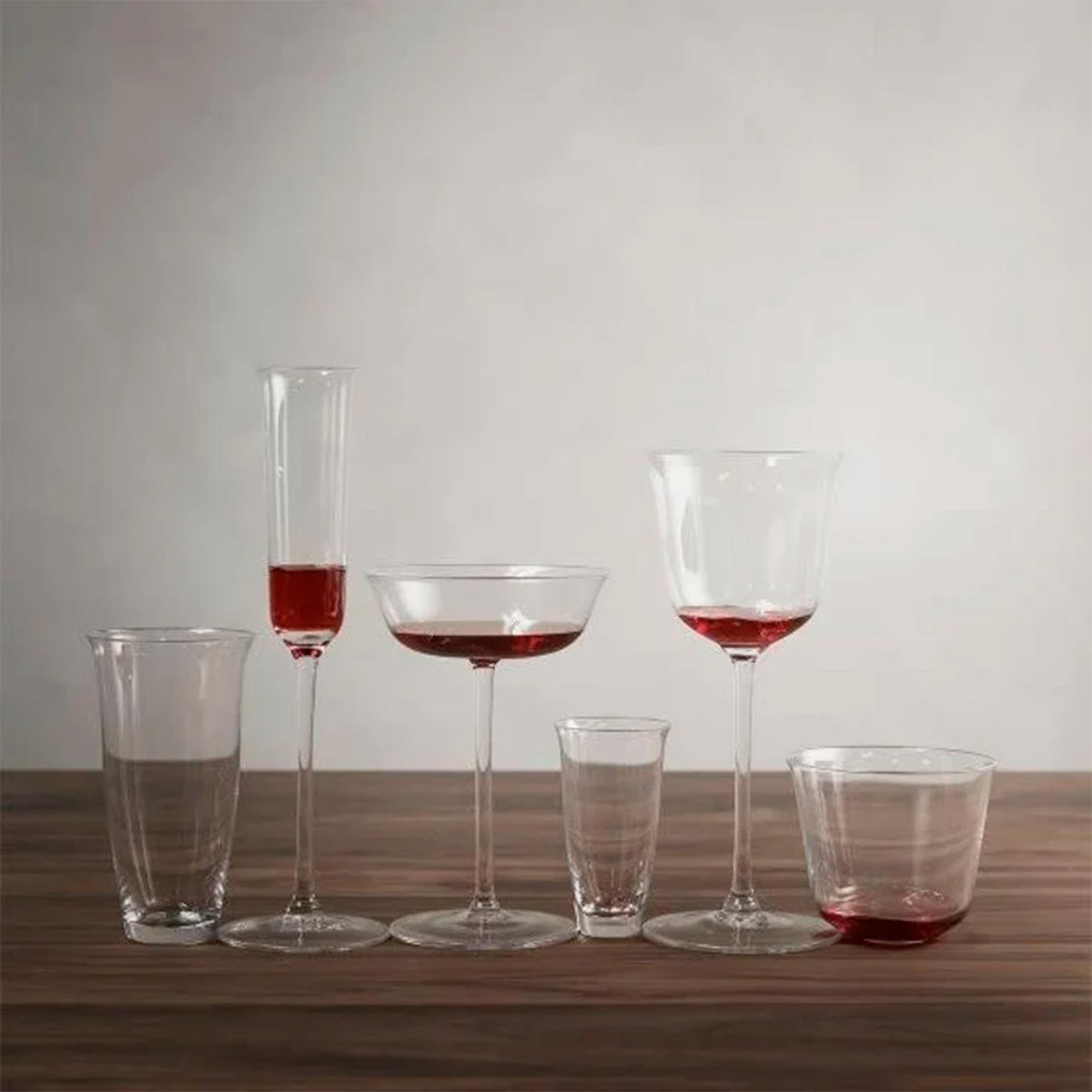 Red wine glass