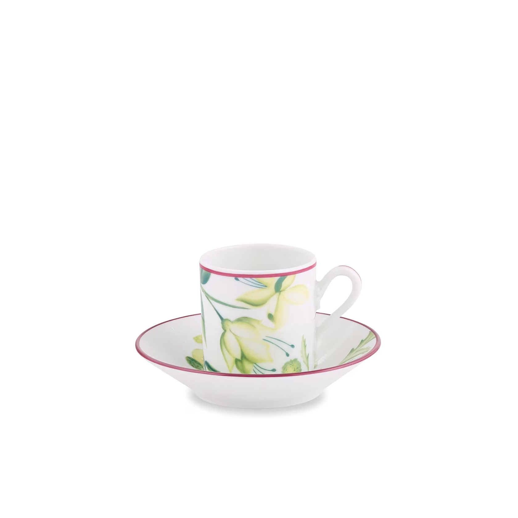Set of 2 coffee cups & saucers