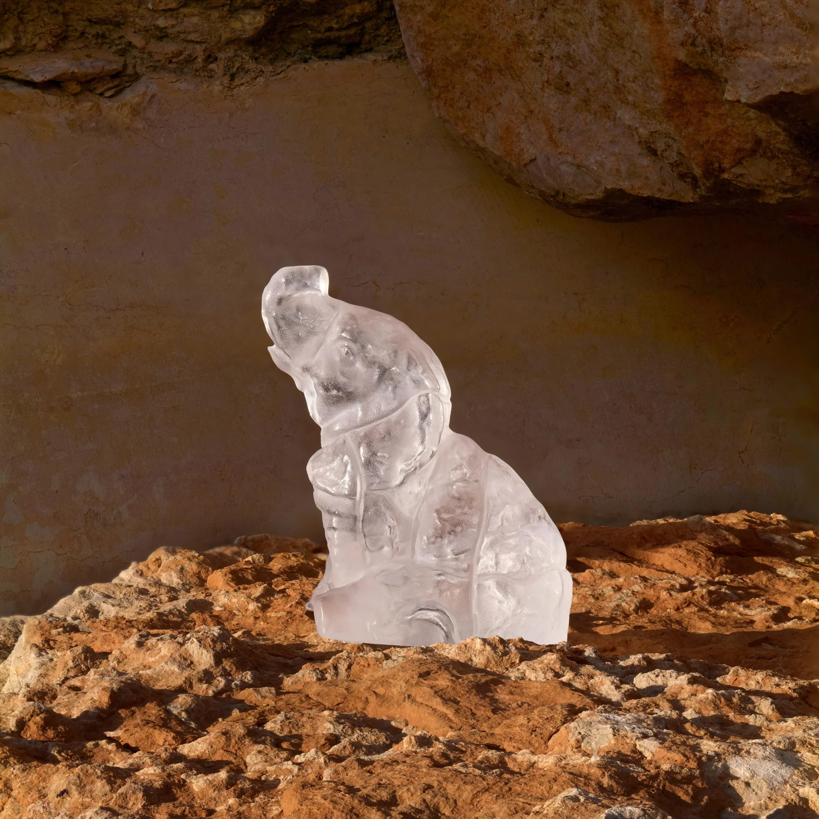 Baby Elephant Sculpture
