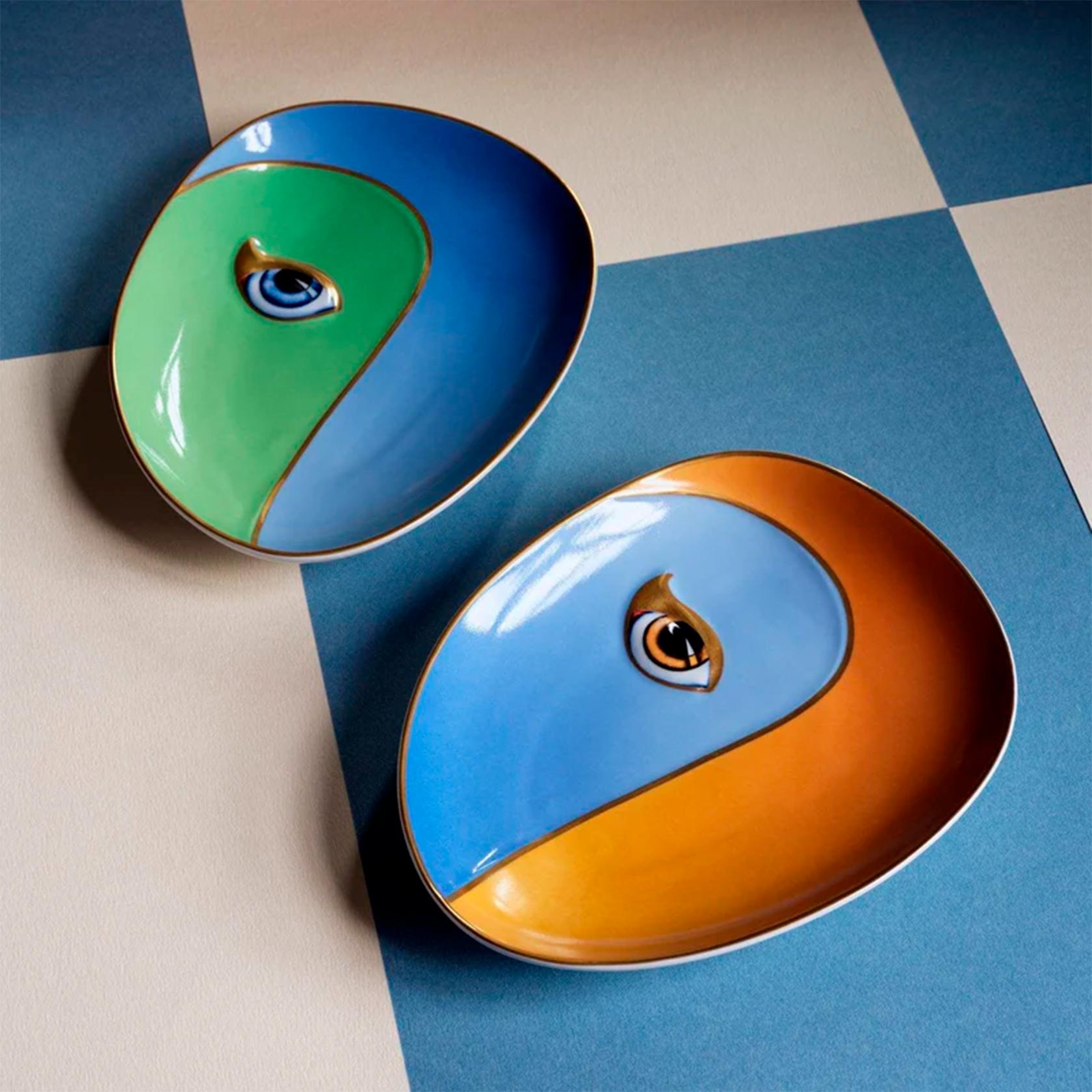  Lito Vide Poche 4x6" - Orange+Blue