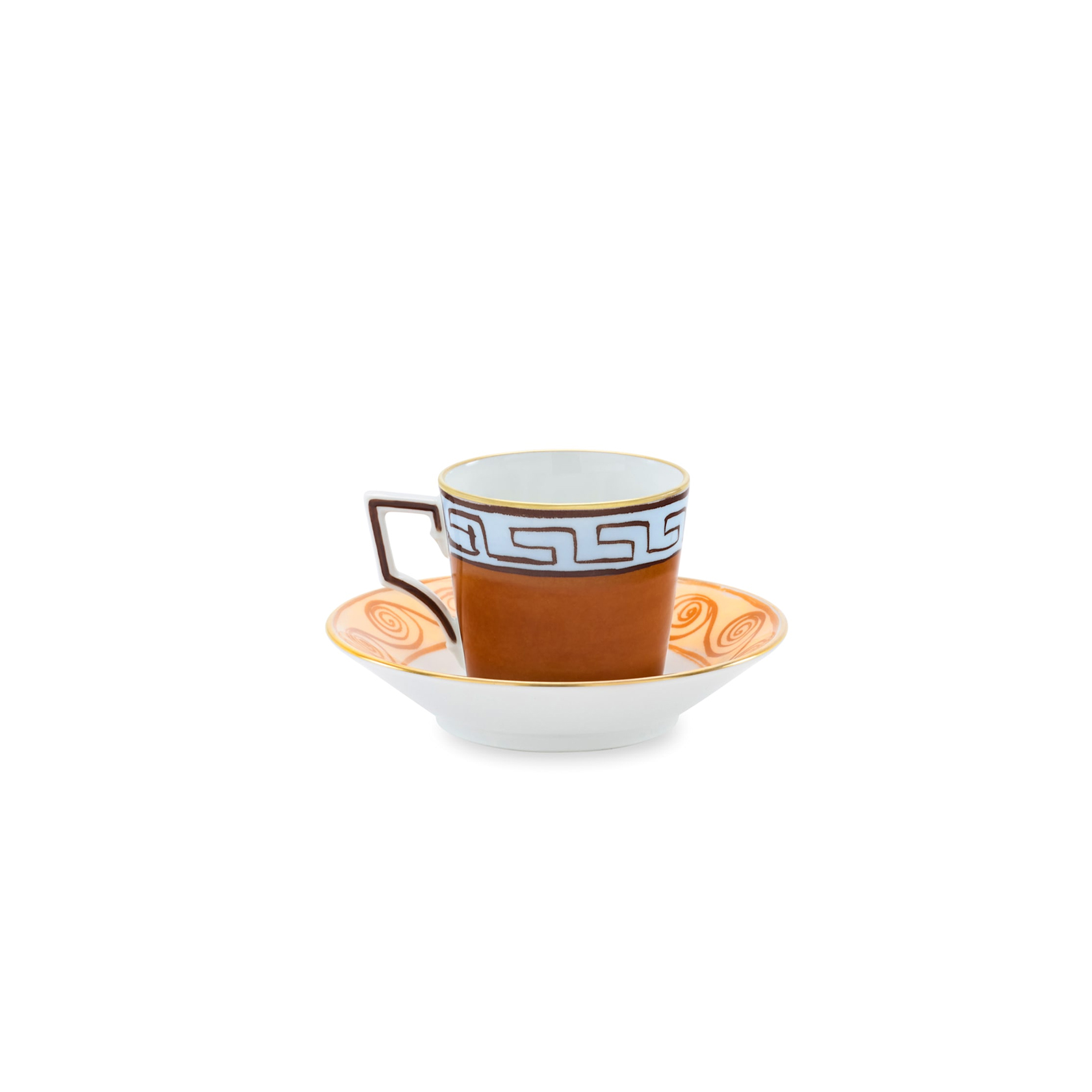 Set of 2 coffee cups & saucers
