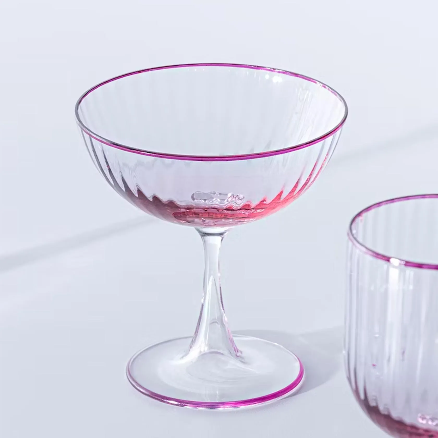 Set of 2 champagne glasses