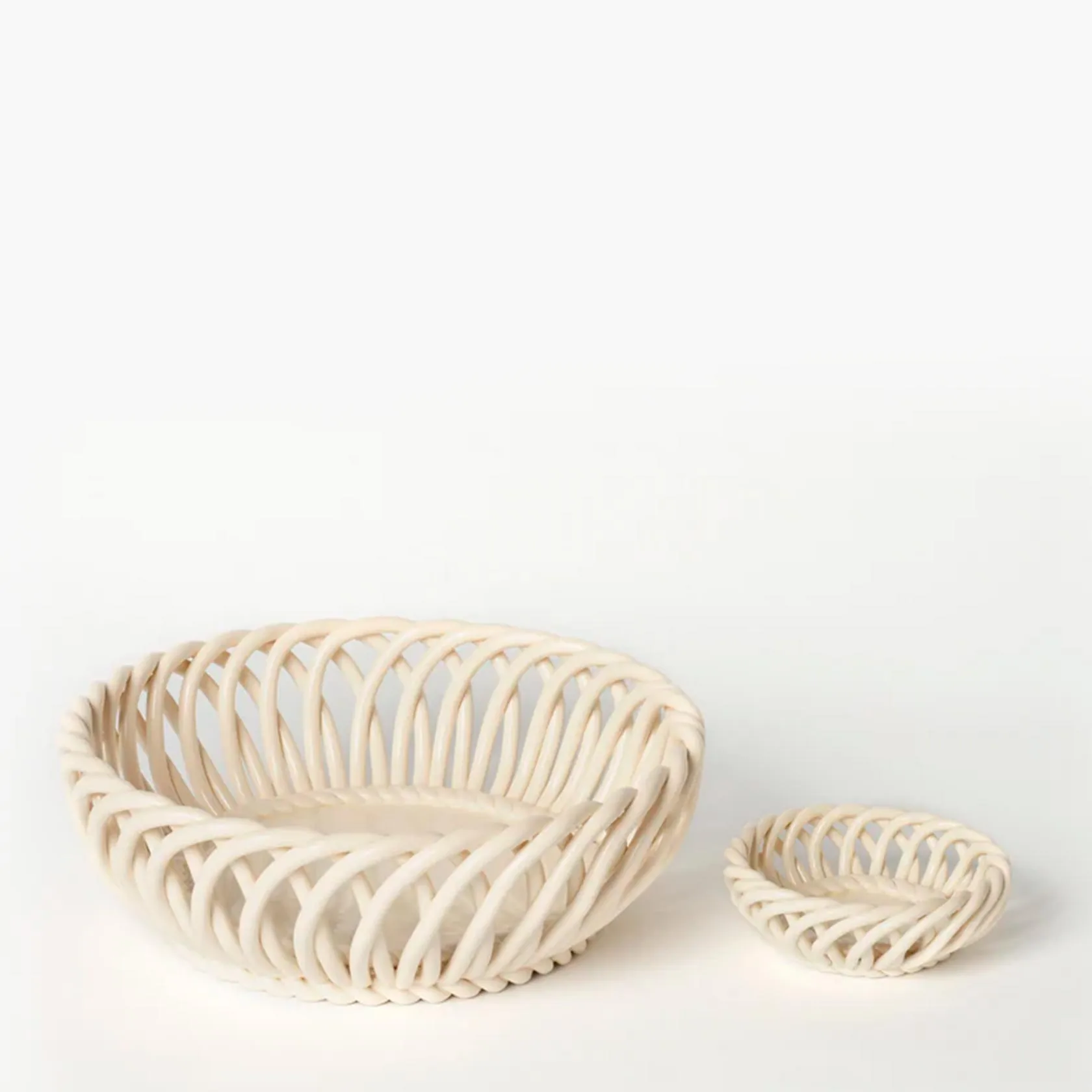 Ceramic basket