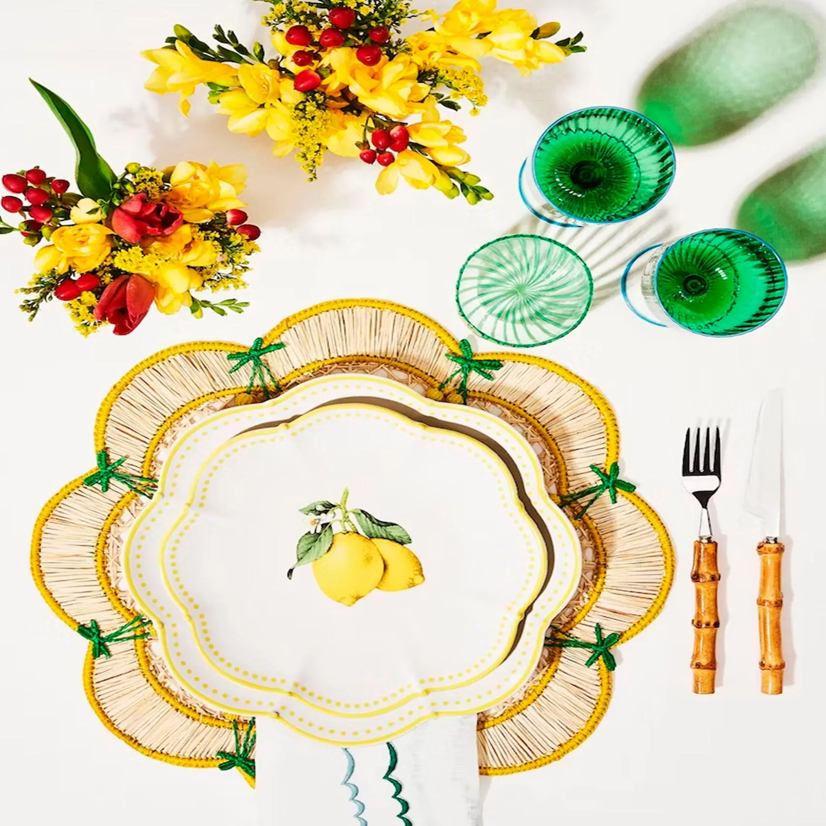 Set of 2 dinner plates