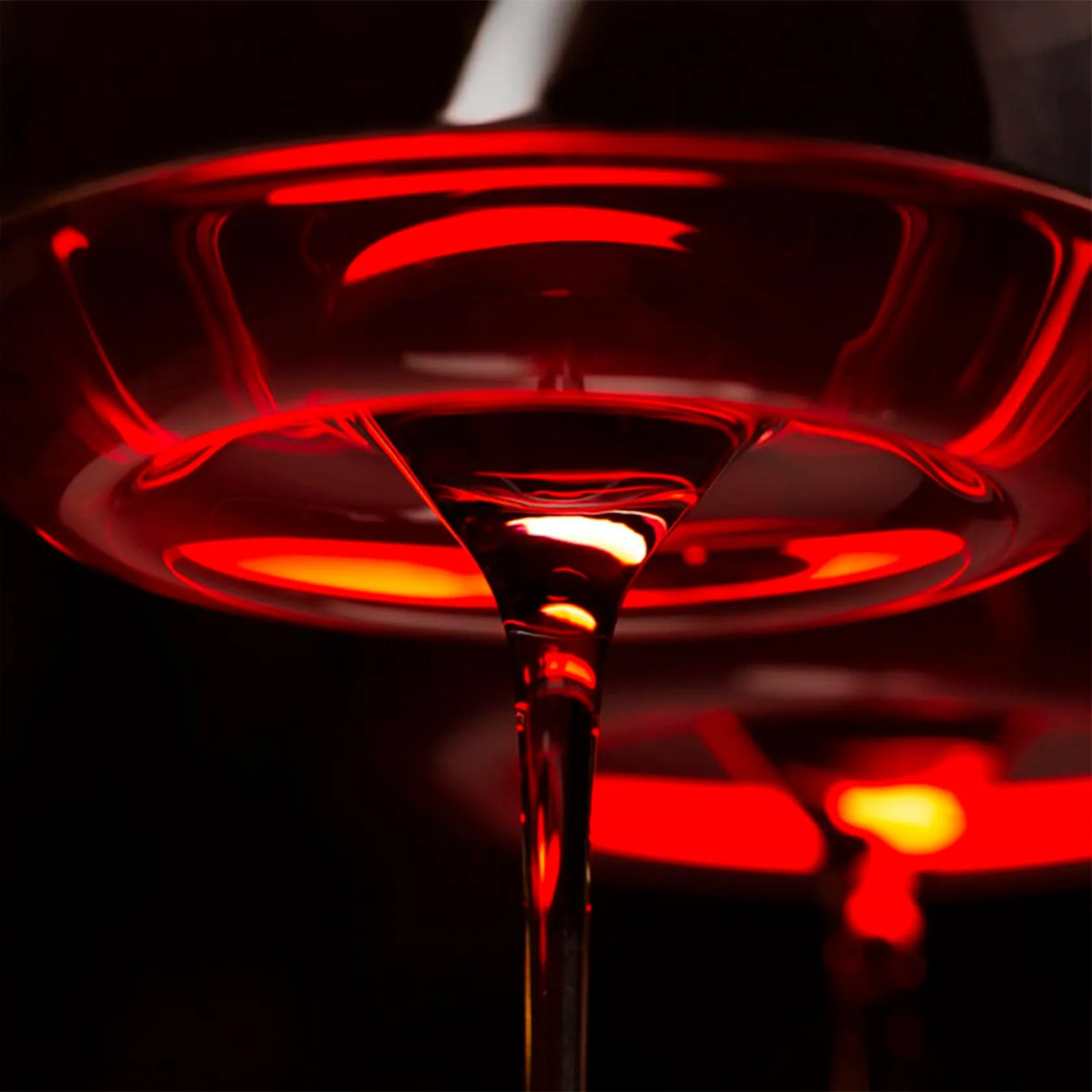 Set of 2 red wine glass