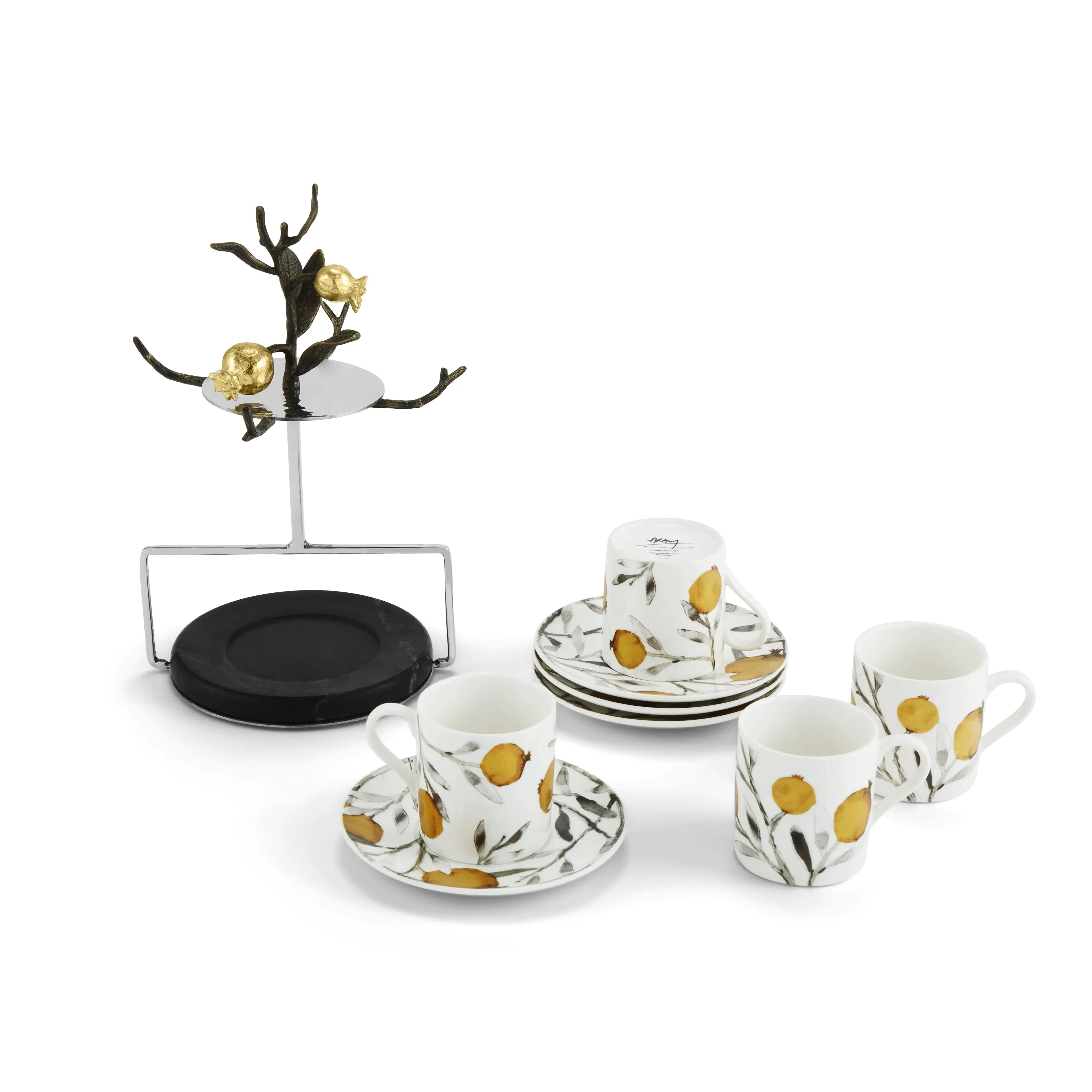 Demitasse set with stend