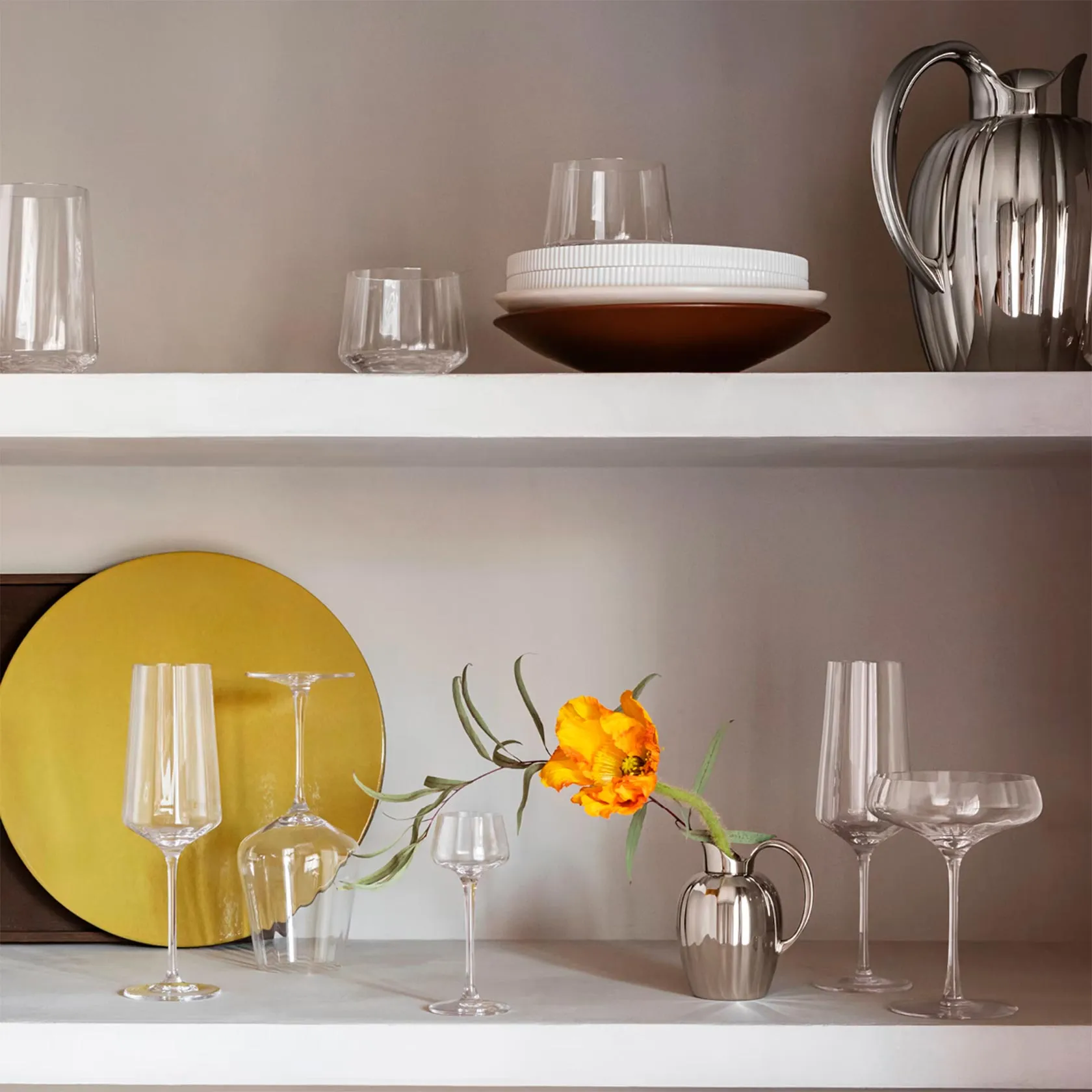 Set of 2 cocktail coupe glasses