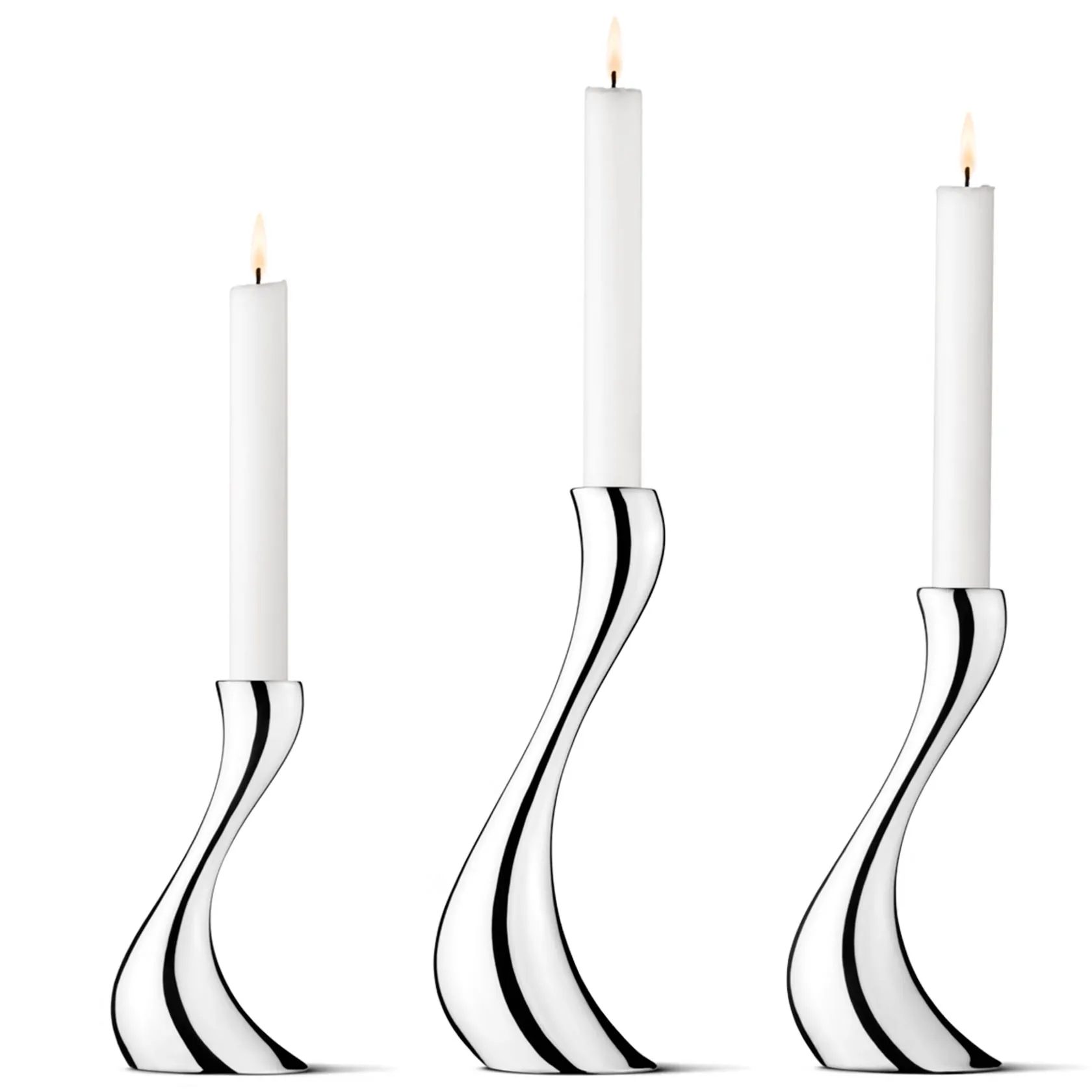 Set of 3 candleholders