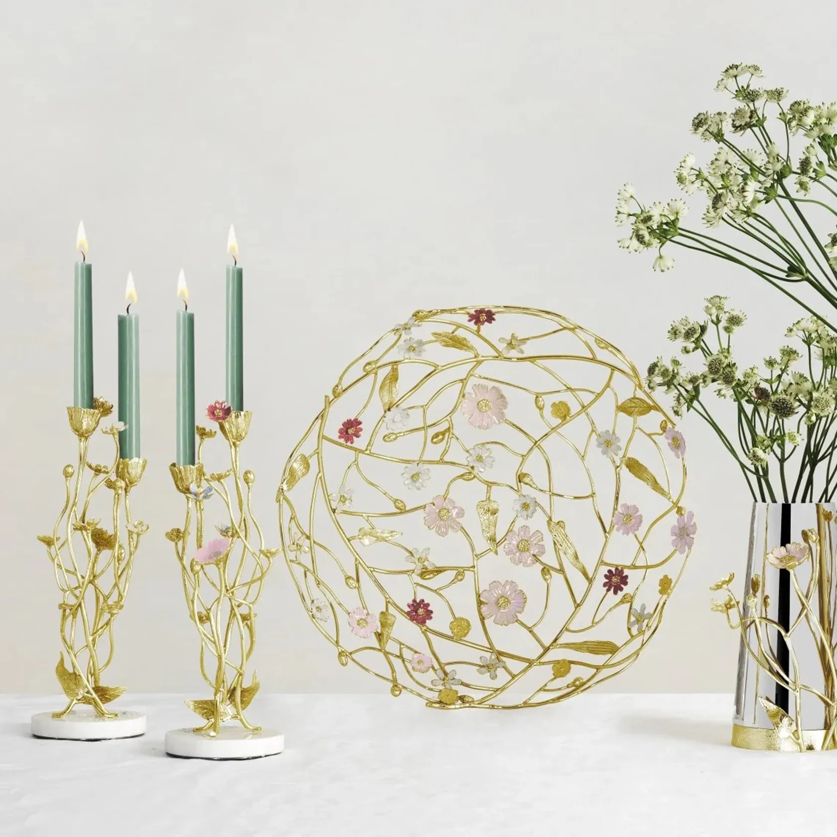 Set of 2 candleholders