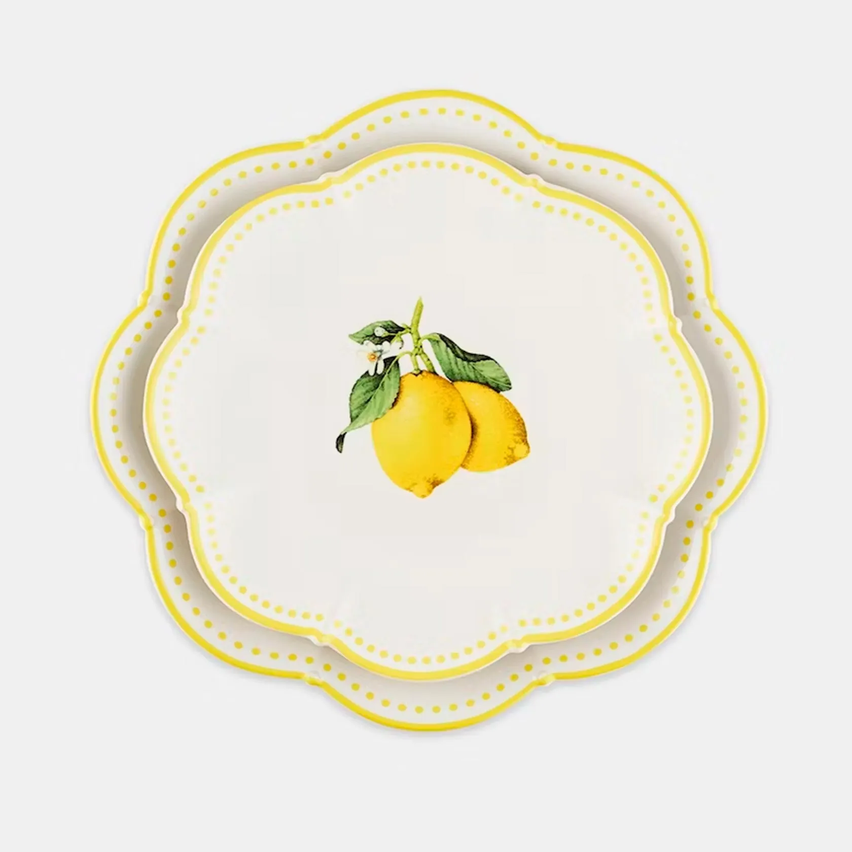 Set of 2 dessert plates