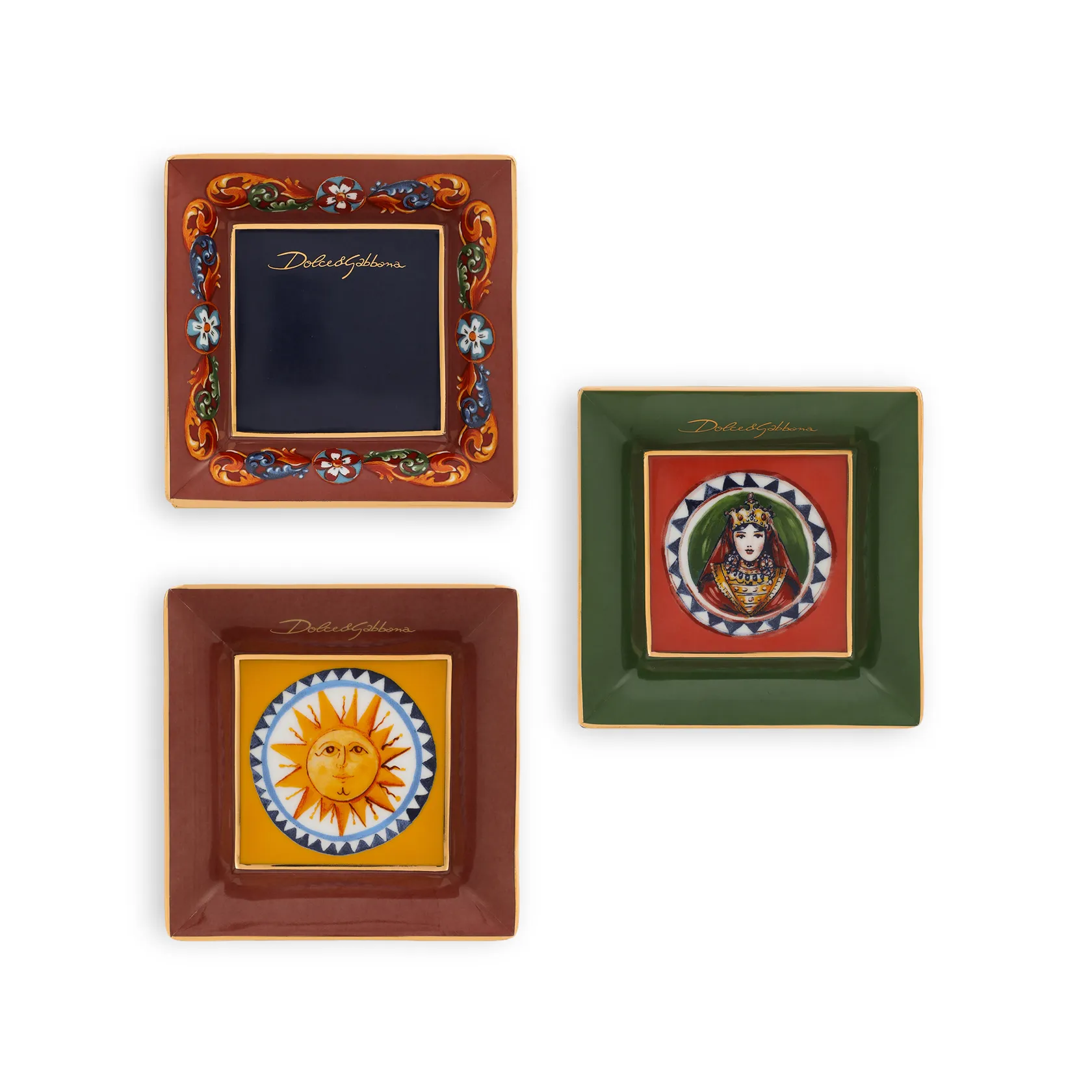 Set of 3 decorative plates