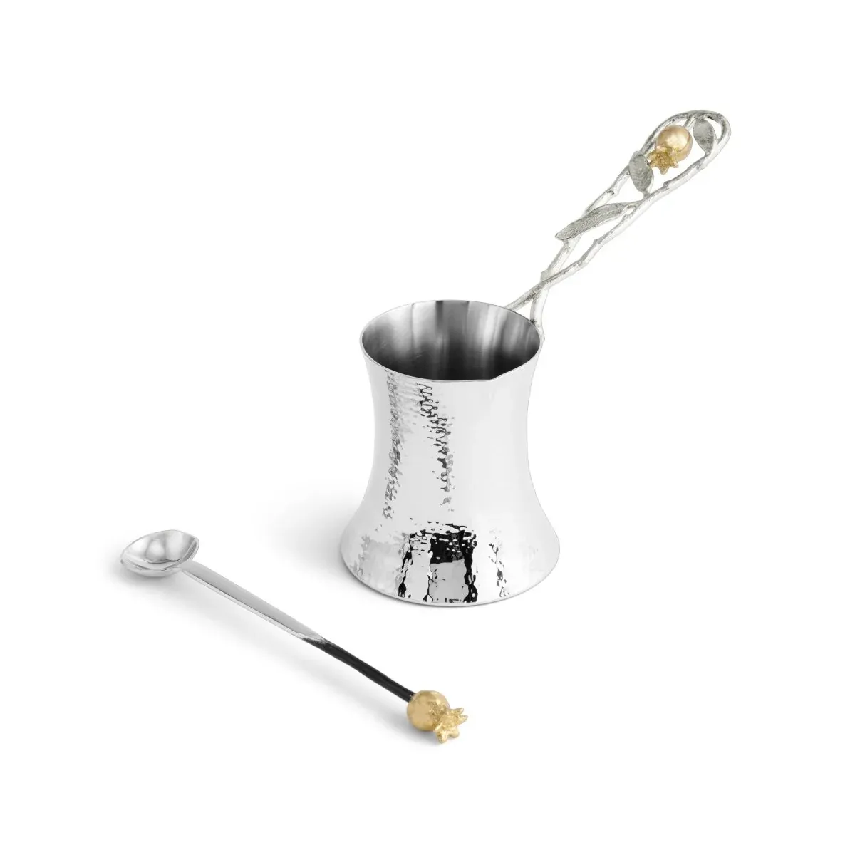 Coffee pot with spoon