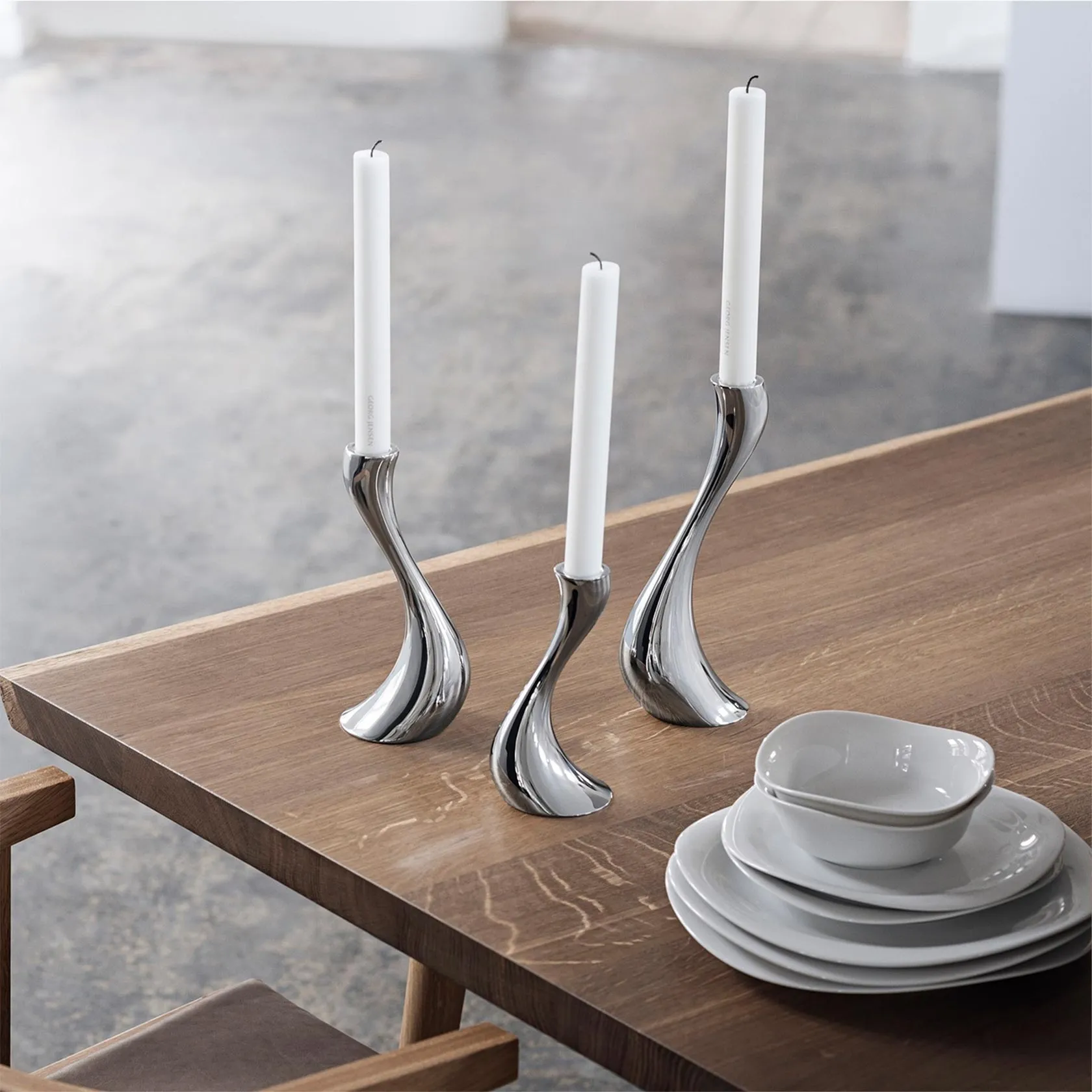 Set of 3 candleholders