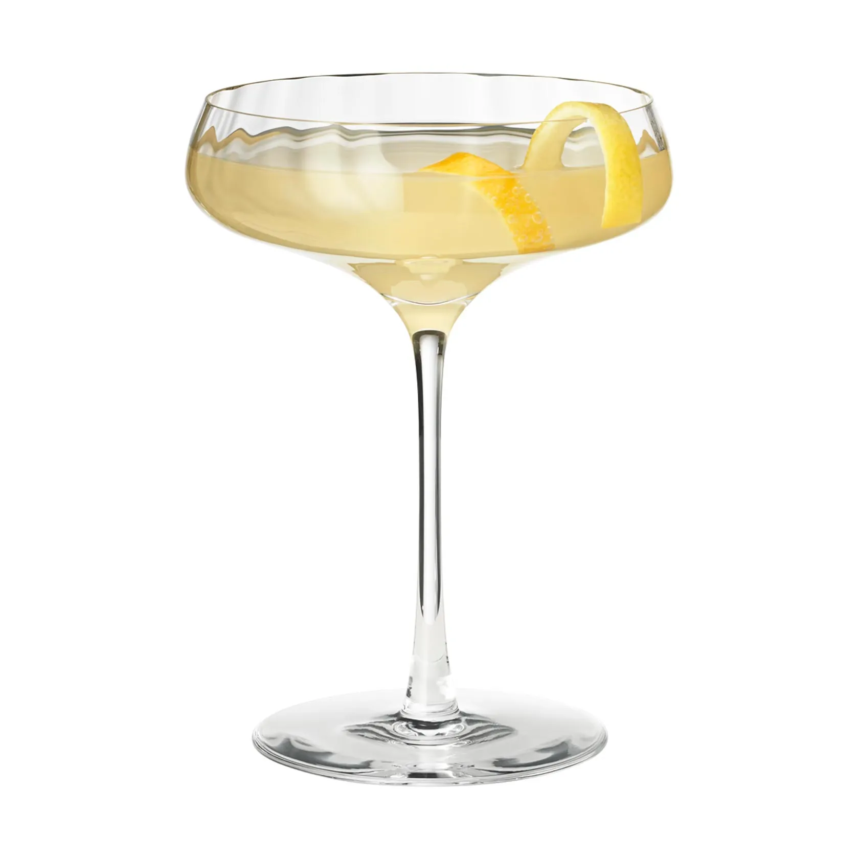 Set of 2 cocktail coupe glasses