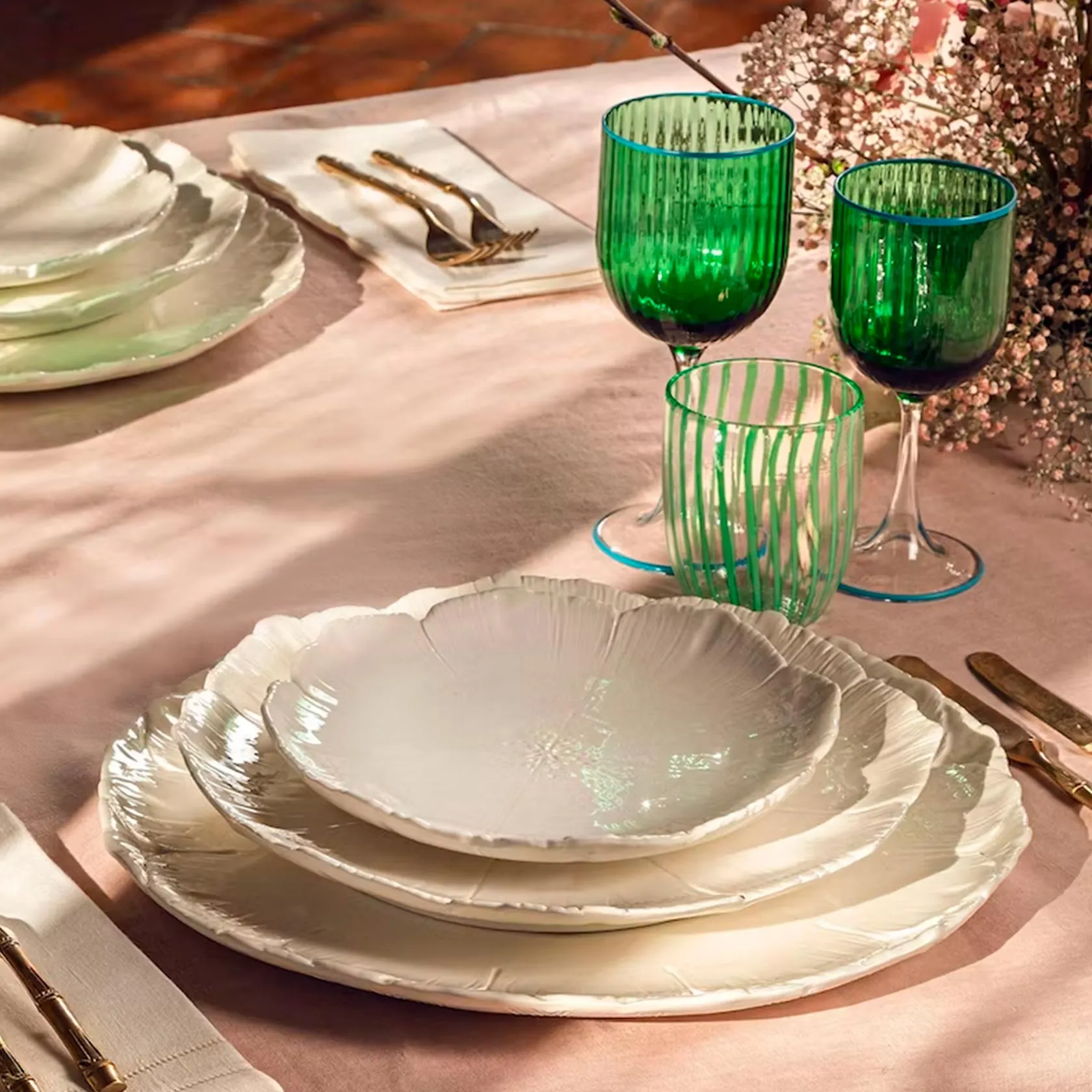 Set of 2 dinner plates