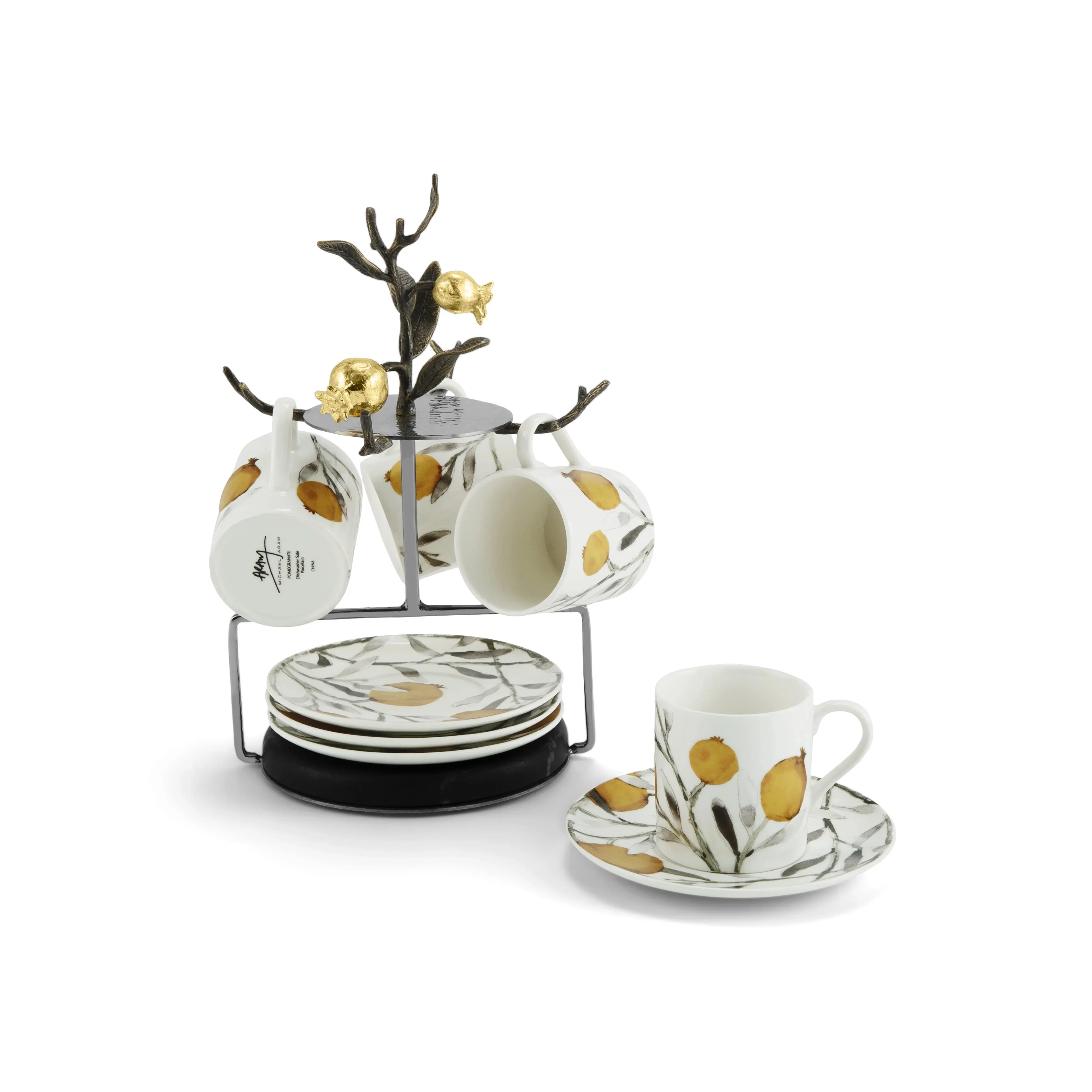 Demitasse set with stend